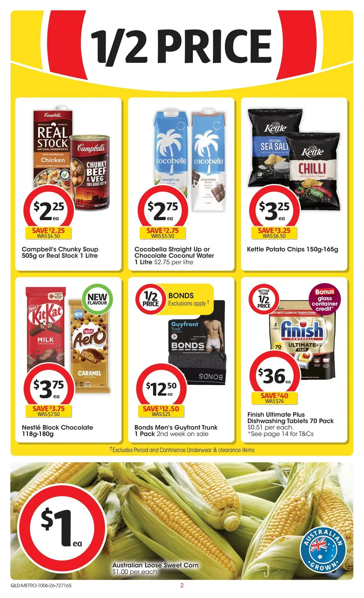﻿Coles catalogue valid from 09/06/2026 > Online Australia | Page: 2 | Products: Beef, Water, Chilli, Tablets