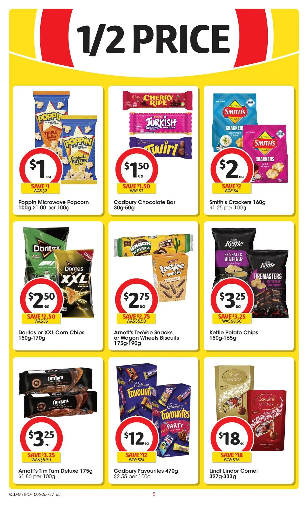 ﻿Coles catalogue valid from 09/06/2026 > Online Australia | Page: 5 | Products: Dairy, Cream, Popcorn, Salt