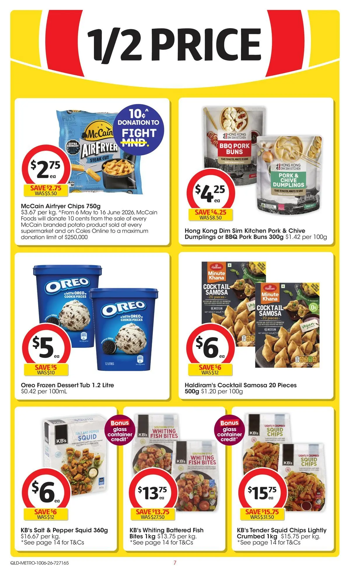 ﻿Coles catalogue valid from 09/06/2026 > Online Australia | Page: 7 | Products: Pork, Fish, Salt, Weight