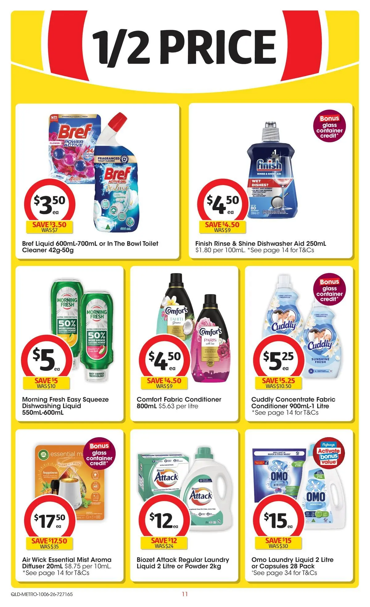 ﻿Coles catalogue valid from 09/06/2026 > Online Australia | Page: 11 | Products: Powder, Cleaner, Laundry, Dishwasher