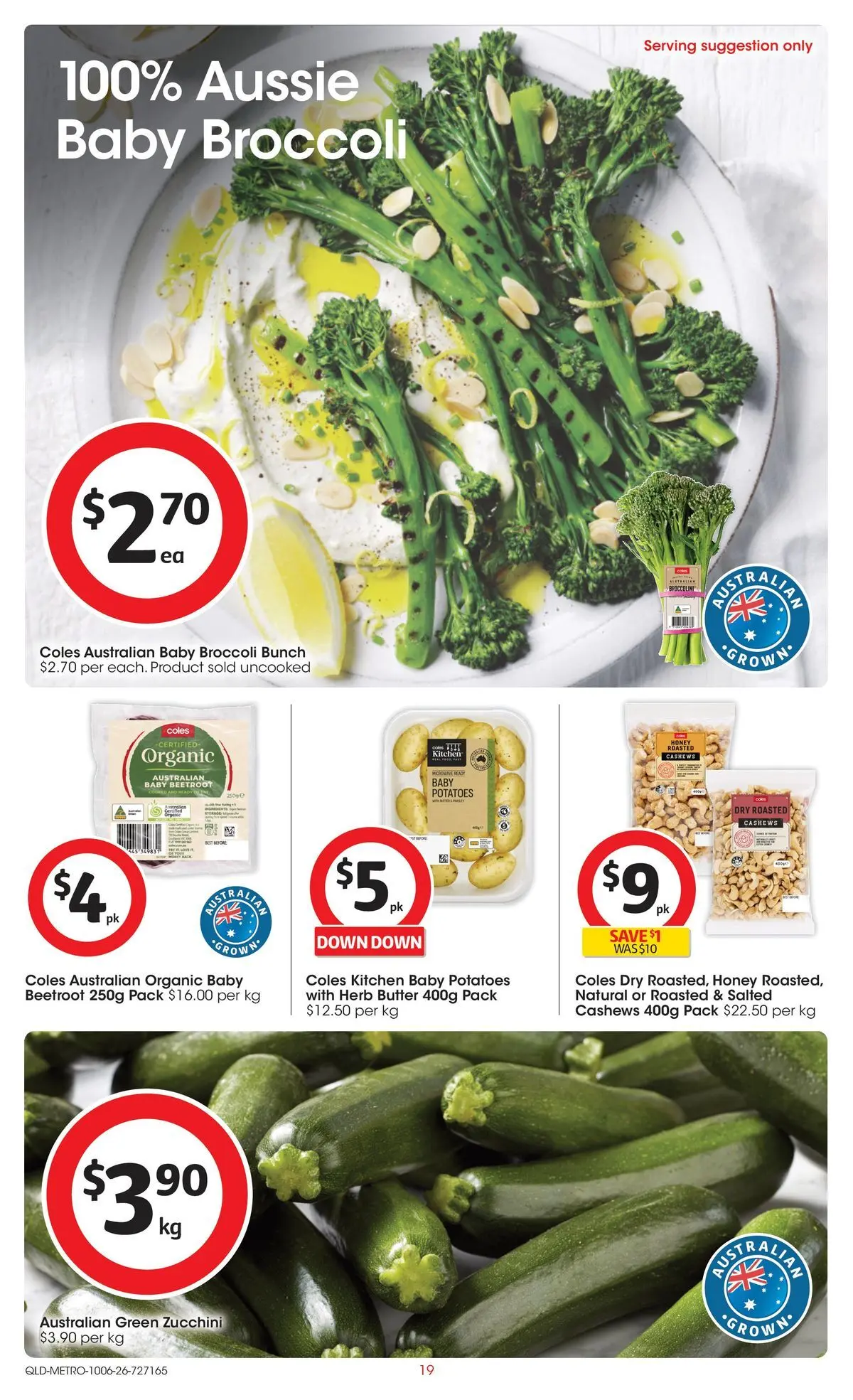 ﻿Coles catalogue valid from 09/06/2026 > Online Australia | Page: 19 | Products: Butter, Herb, Honey, Beetroot