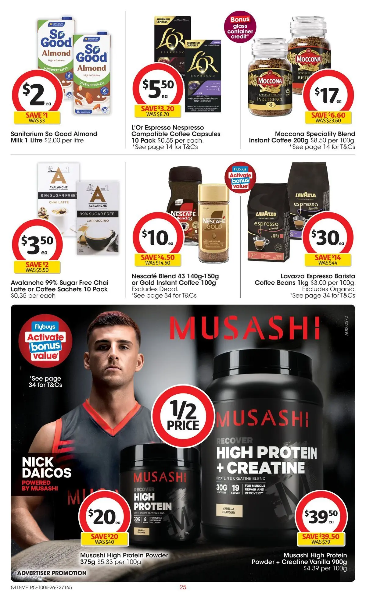 ﻿Coles catalogue valid from 09/06/2026 > Online Australia | Page: 25 | Products: Powder, Coffee, Sugar, Nescafe