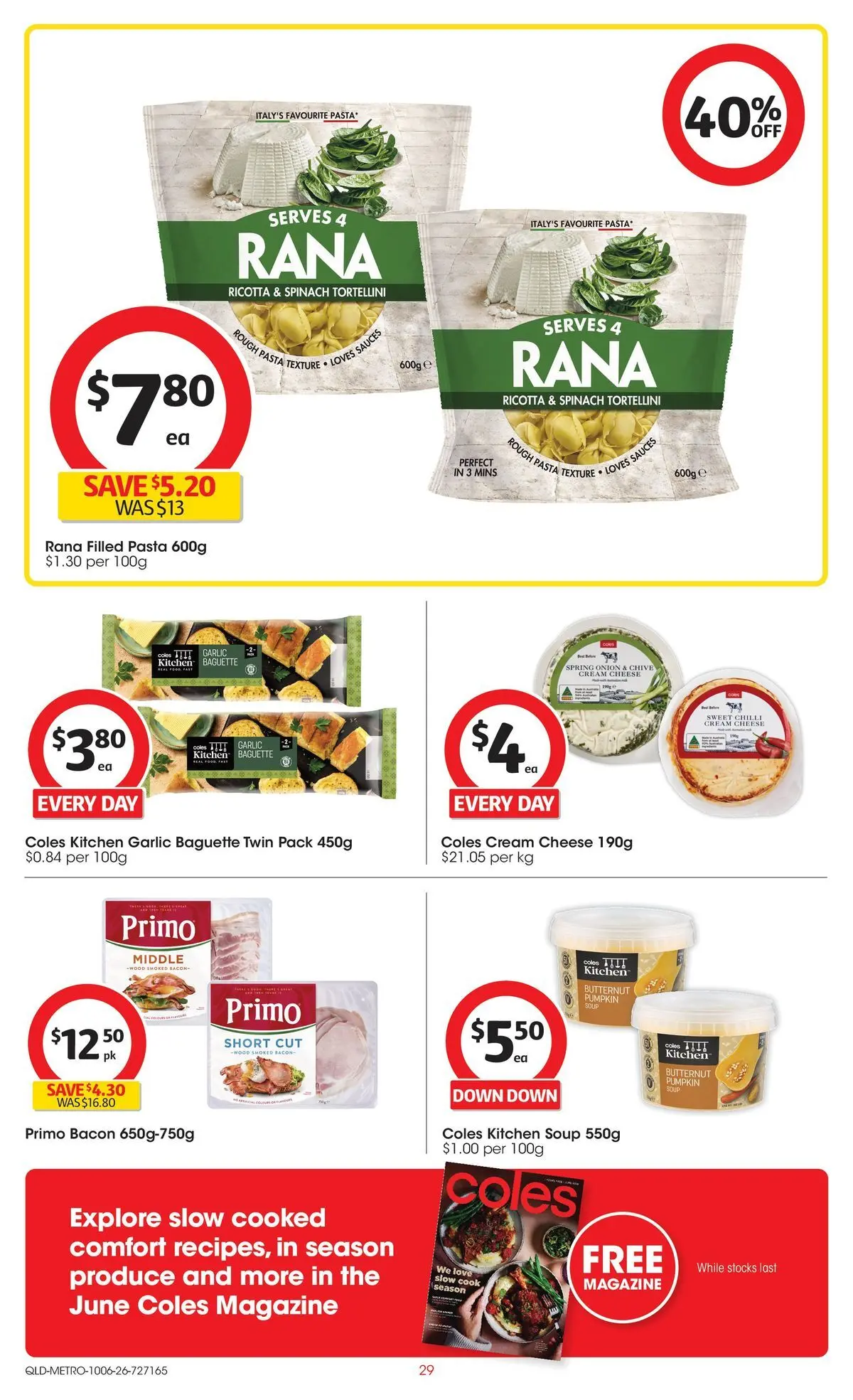﻿Coles catalogue valid from 09/06/2026 > Online Australia | Page: 29 | Products: Cheese, Cream, Wood, Pumpkin