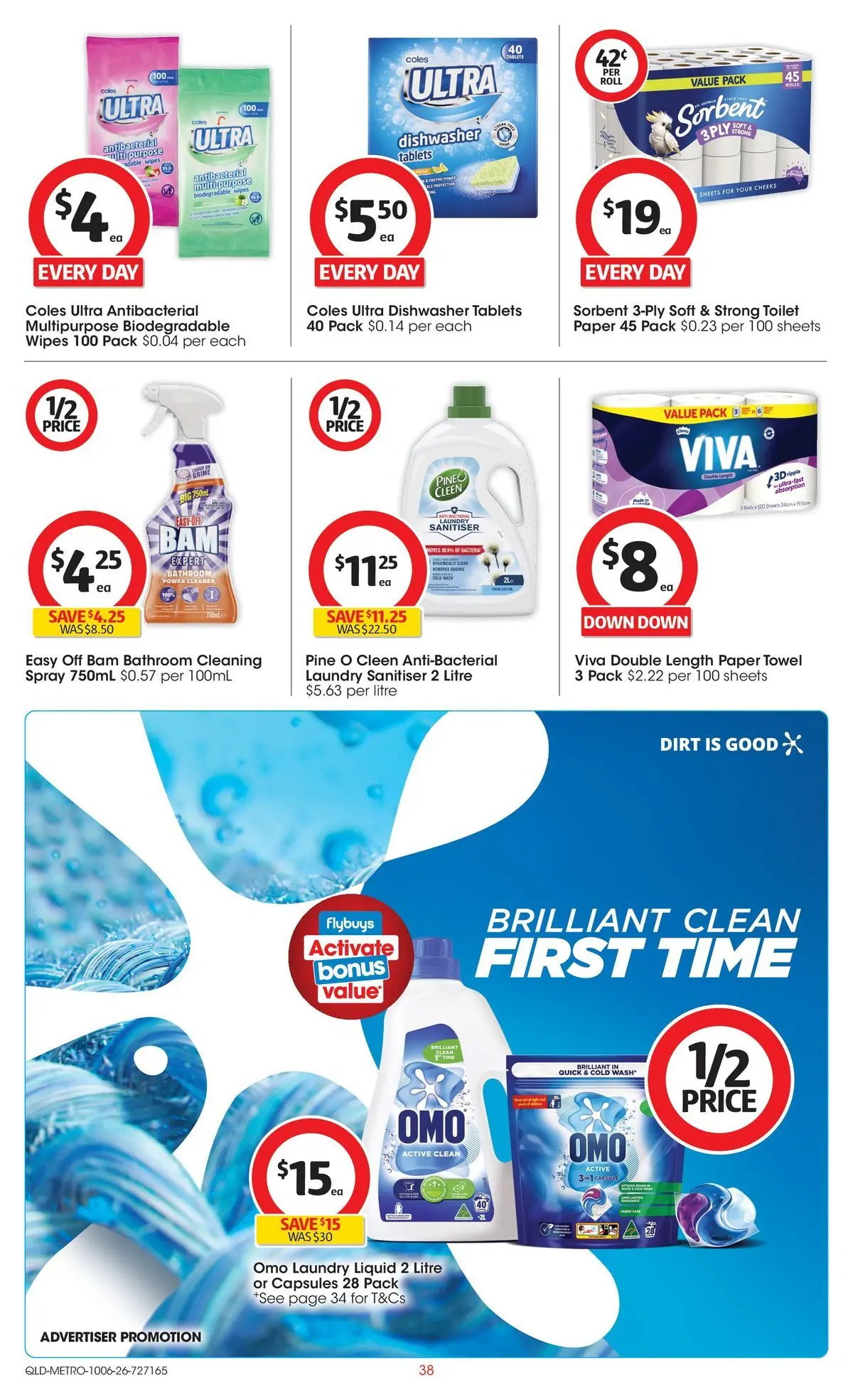 ﻿Coles catalogue valid from 09/06/2026 > Online Australia | Page: 38 | Products: Toilet, Laundry, Tablets, Bathroom