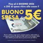 Pascar Buono spesa di 5 euro - al 10.06.2026