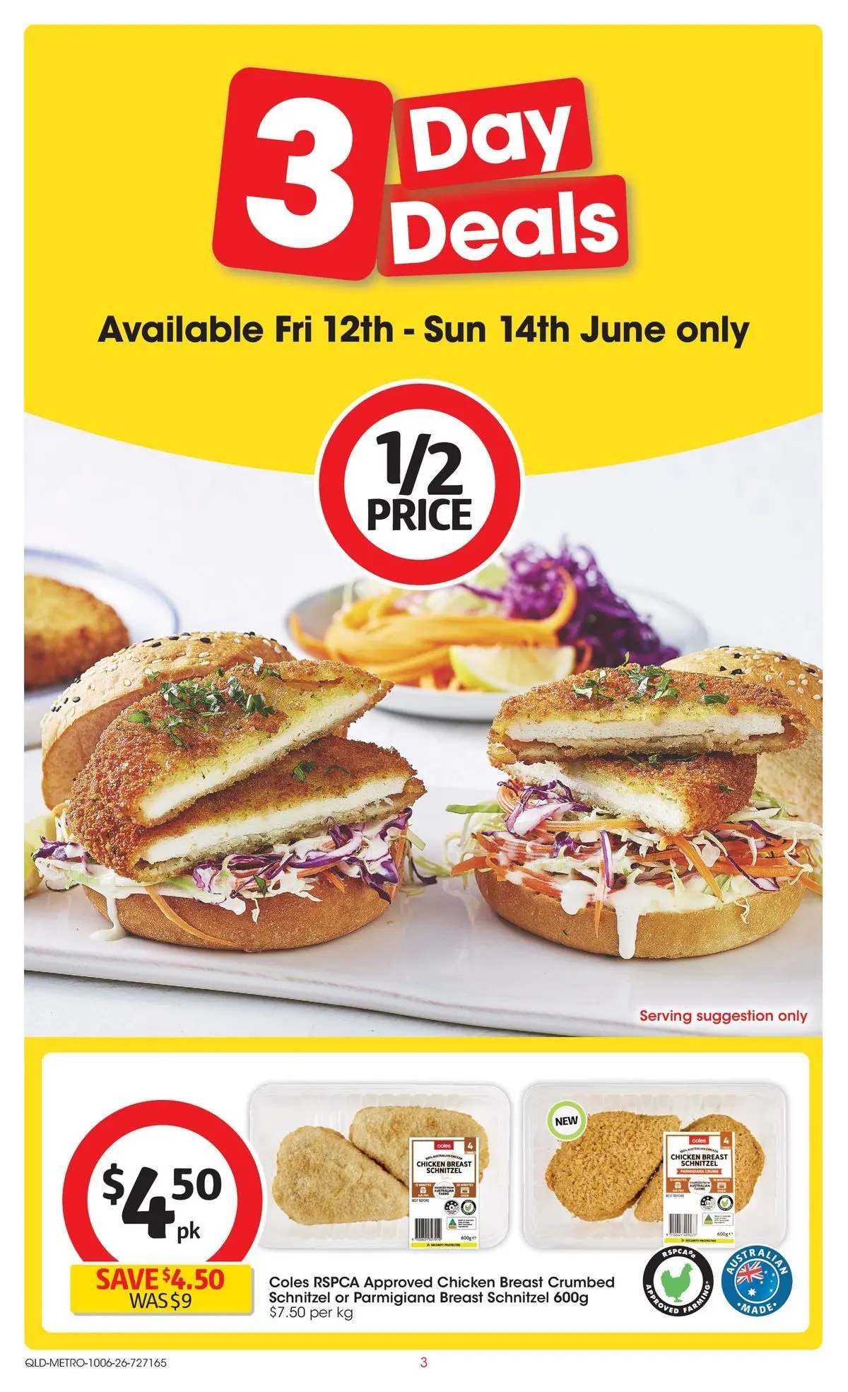 ﻿Coles catalogue valid from 09/06/2026 > Online Australia | Page: 3 | Products: Chicken
