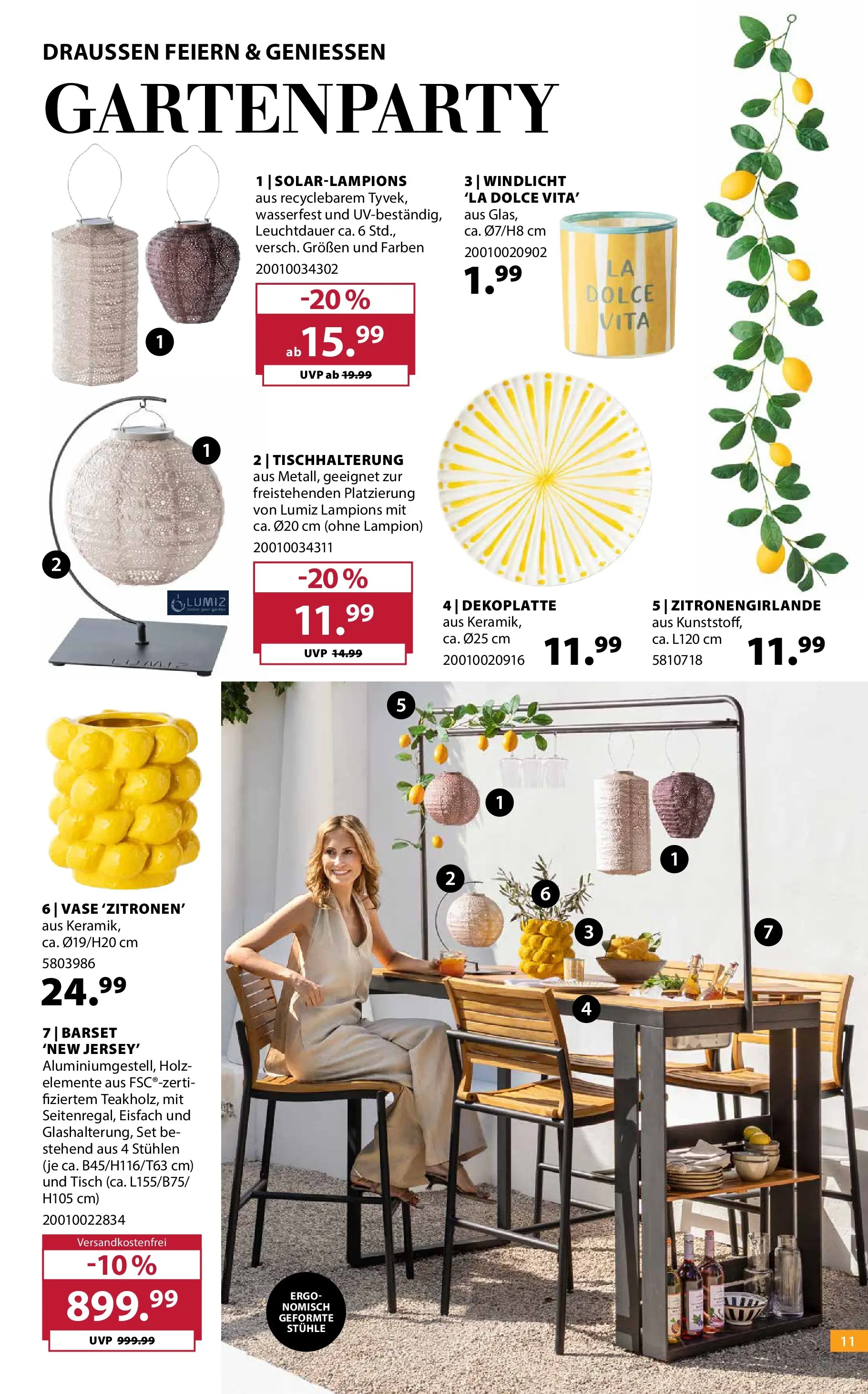 Dehner - Dehner: Garten & Zoo (ab 09.06.2026) zum Blättern | Seite: 11 | Produkte: Tisch, Vase