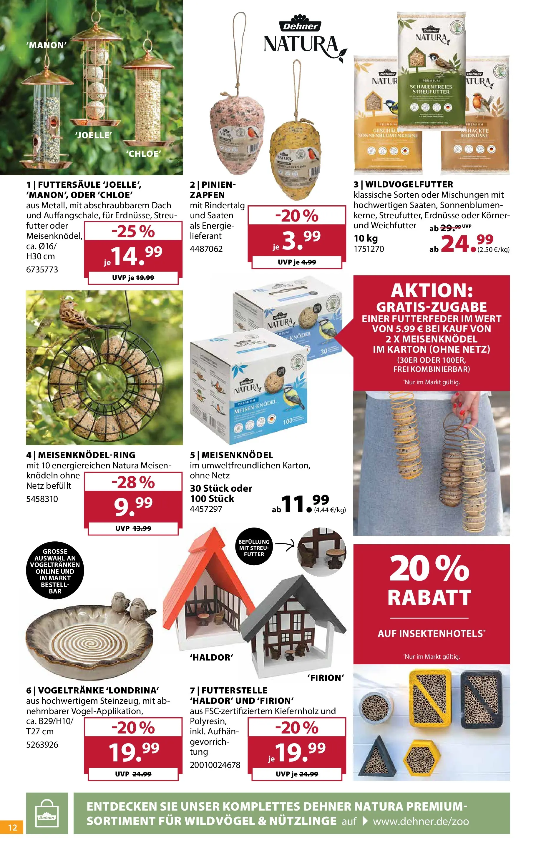 Dehner - Dehner: Garten & Zoo (ab 09.06.2026) zum Blättern | Seite: 12 | Produkte: Erdnüsse