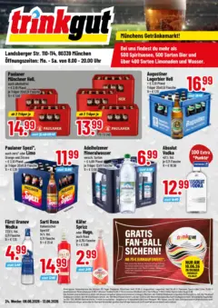 Trinkgut Prospekt München ab 07.06.2026 gültig Trinkgut Prospekt München ab 07.06.2026 gültig