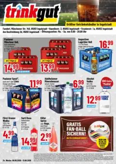 Trinkgut Prospekt Ingolstadt ab 08.06.2026 gültig