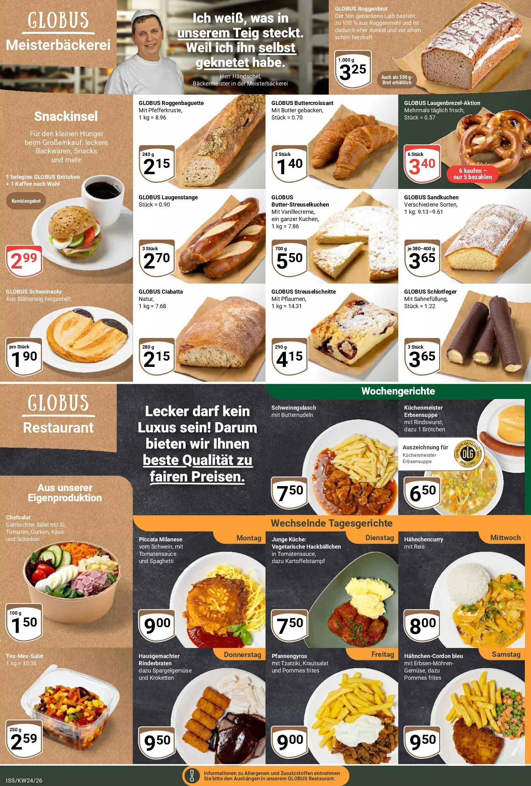 Globus Prospekt Isserstedt (ab 08.06.2026) » Angebote online | Seite: 12 | Produkte: Rinderbraten, Butter, Kaffee, Küche