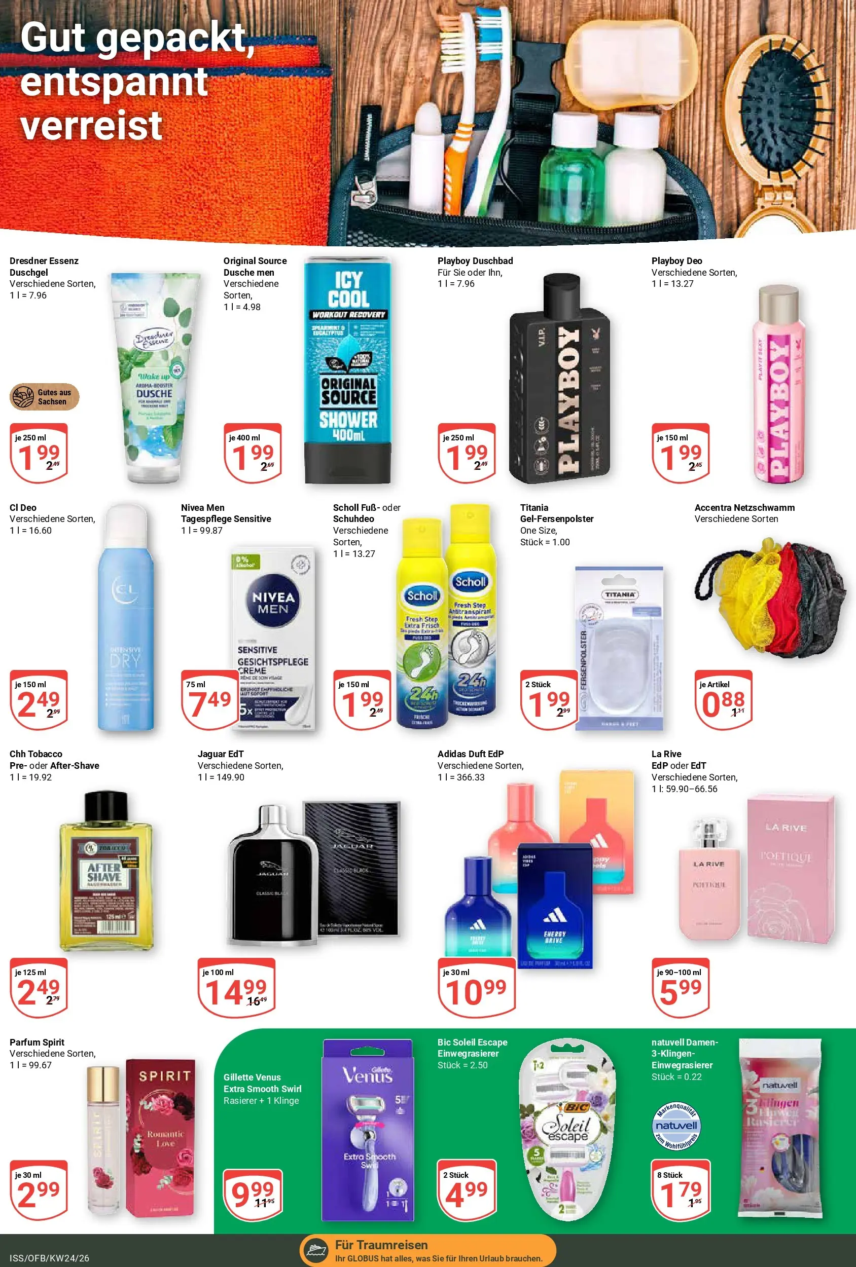 Globus Prospekt Isserstedt (ab 08.06.2026) » Angebote online | Seite: 22 | Produkte: Rasierer, Energy, Dusche, Duschgel