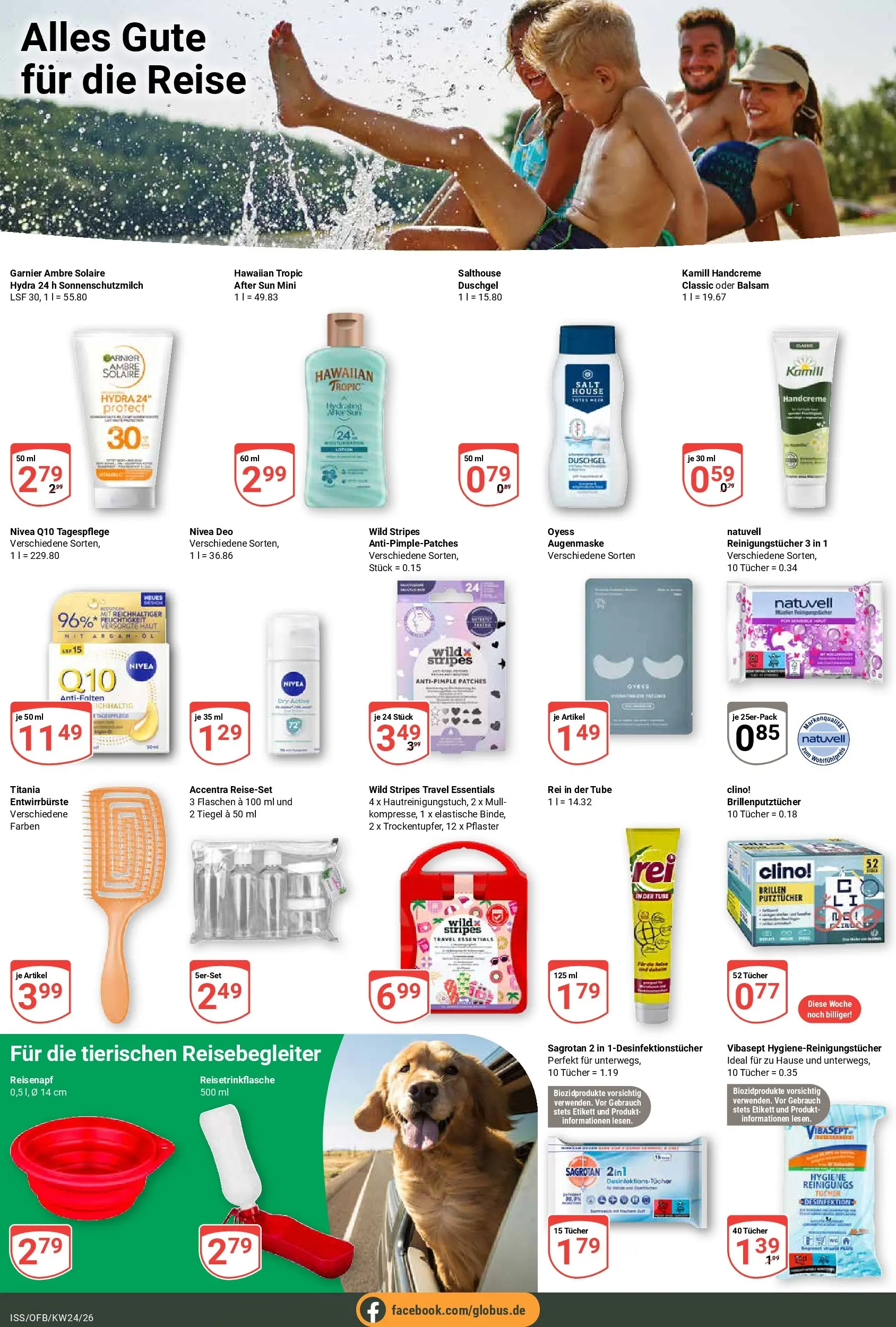 Globus Prospekt Isserstedt (ab 08.06.2026) » Angebote online | Seite: 23 | Produkte: Handcreme, Duschgel, Reinigungstücher, After Sun