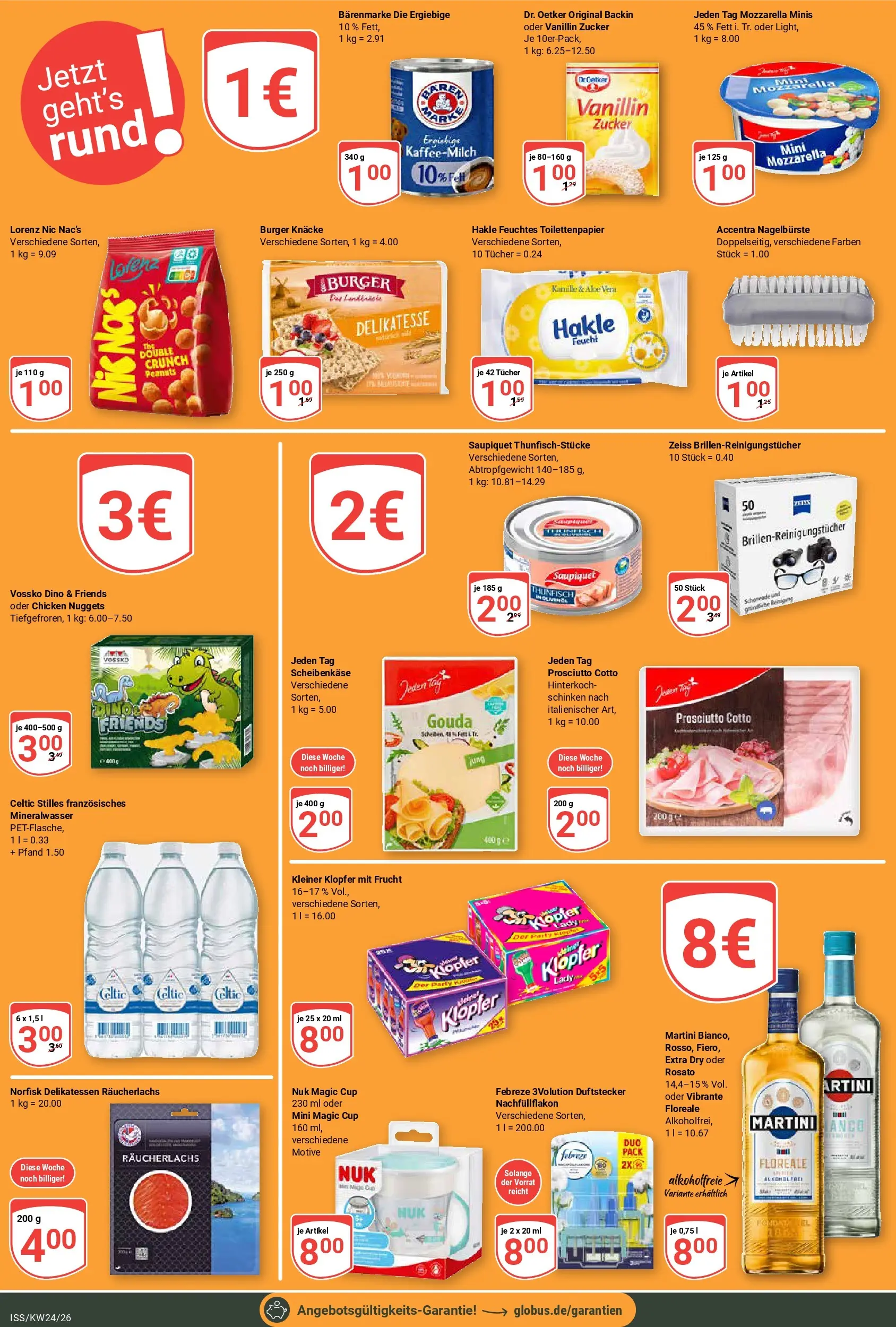 Globus Prospekt Isserstedt (ab 08.06.2026) » Angebote online | Seite: 24 | Produkte: Gouda, Zucker, Schinken, Toilettenpapier