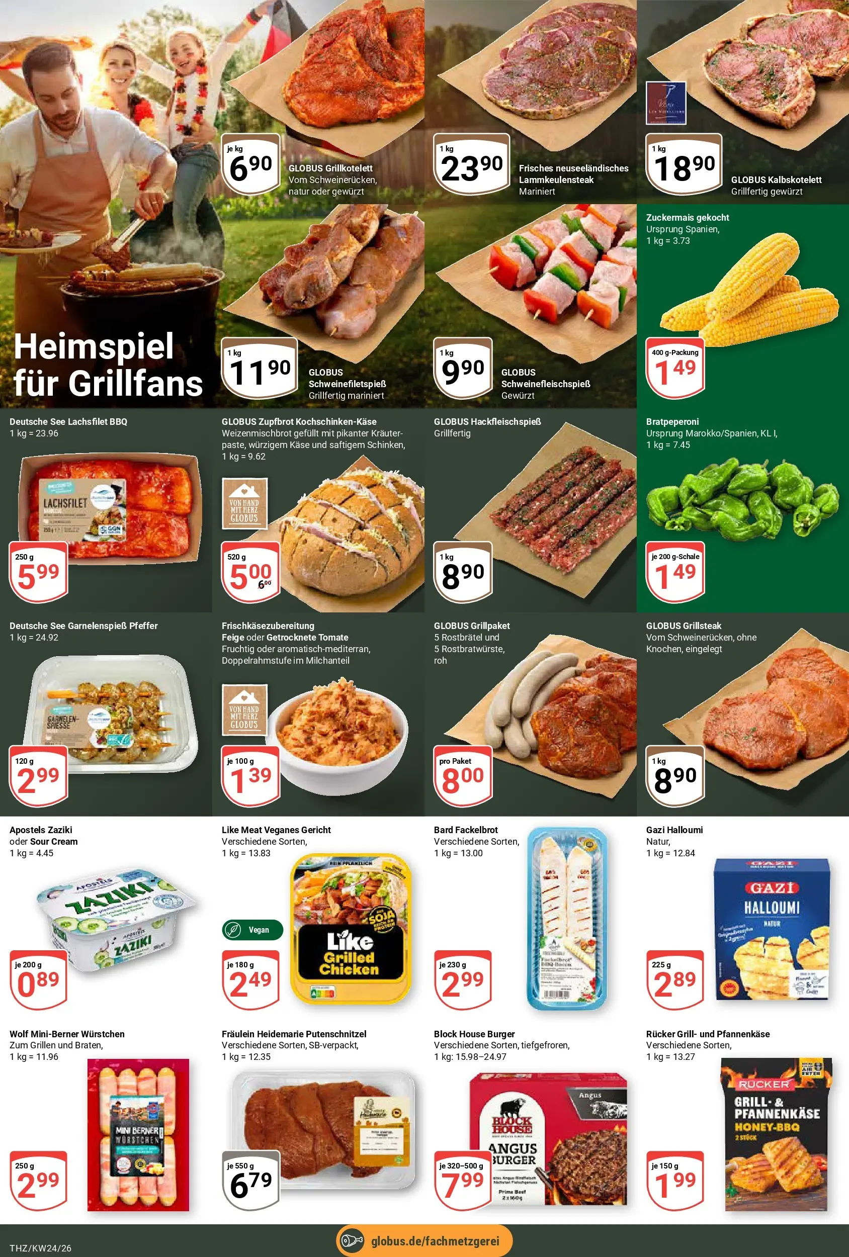 Globus Prospekt Zeitz (ab 08.06.2026) » Angebote online | Seite: 6 | Produkte: Grill, Käse, Pfeffer, Like meat