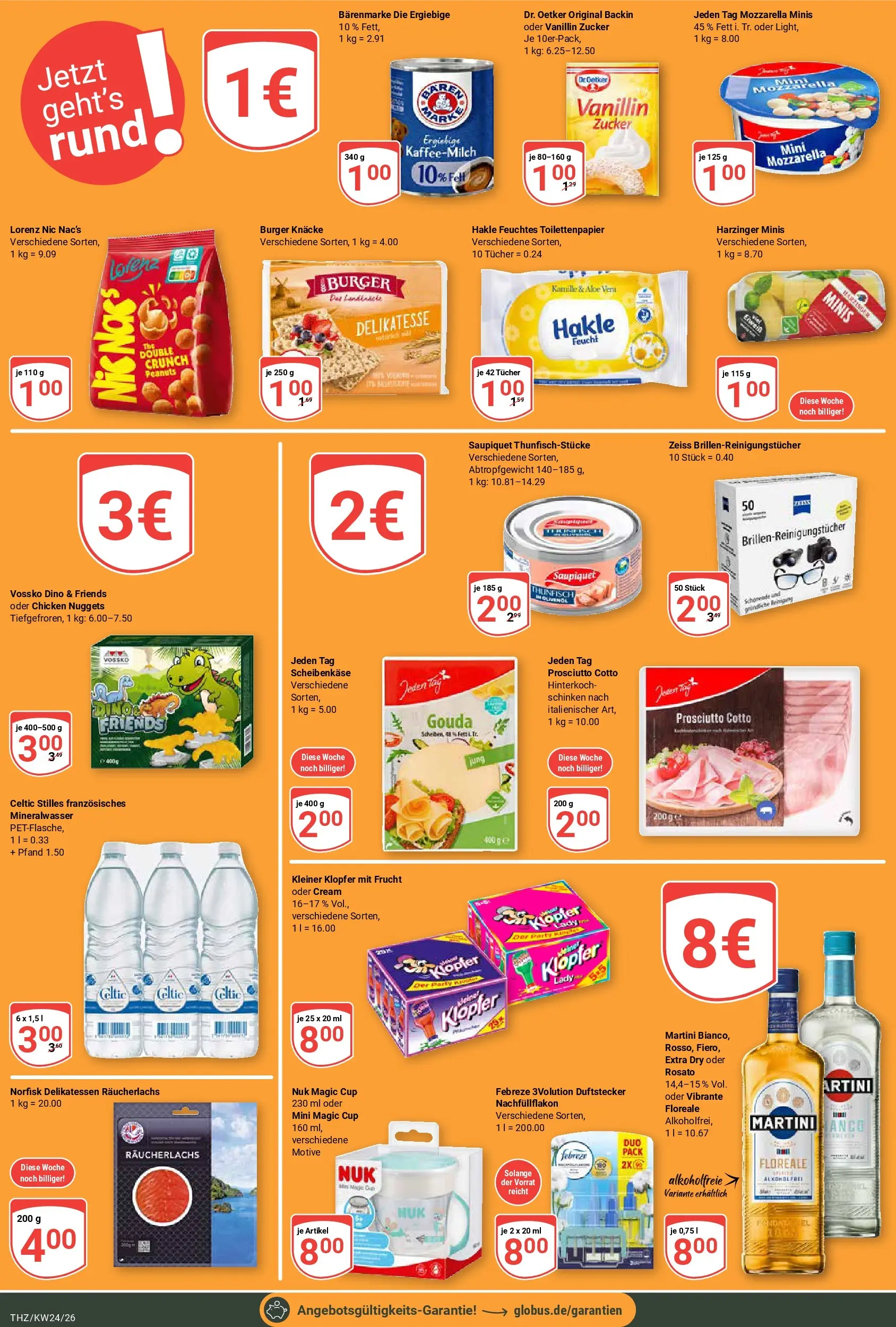 Globus Prospekt Zeitz (ab 08.06.2026) » Angebote online | Seite: 24 | Produkte: Gouda, Burger, Zucker, Feuchtes Toilettenpapier