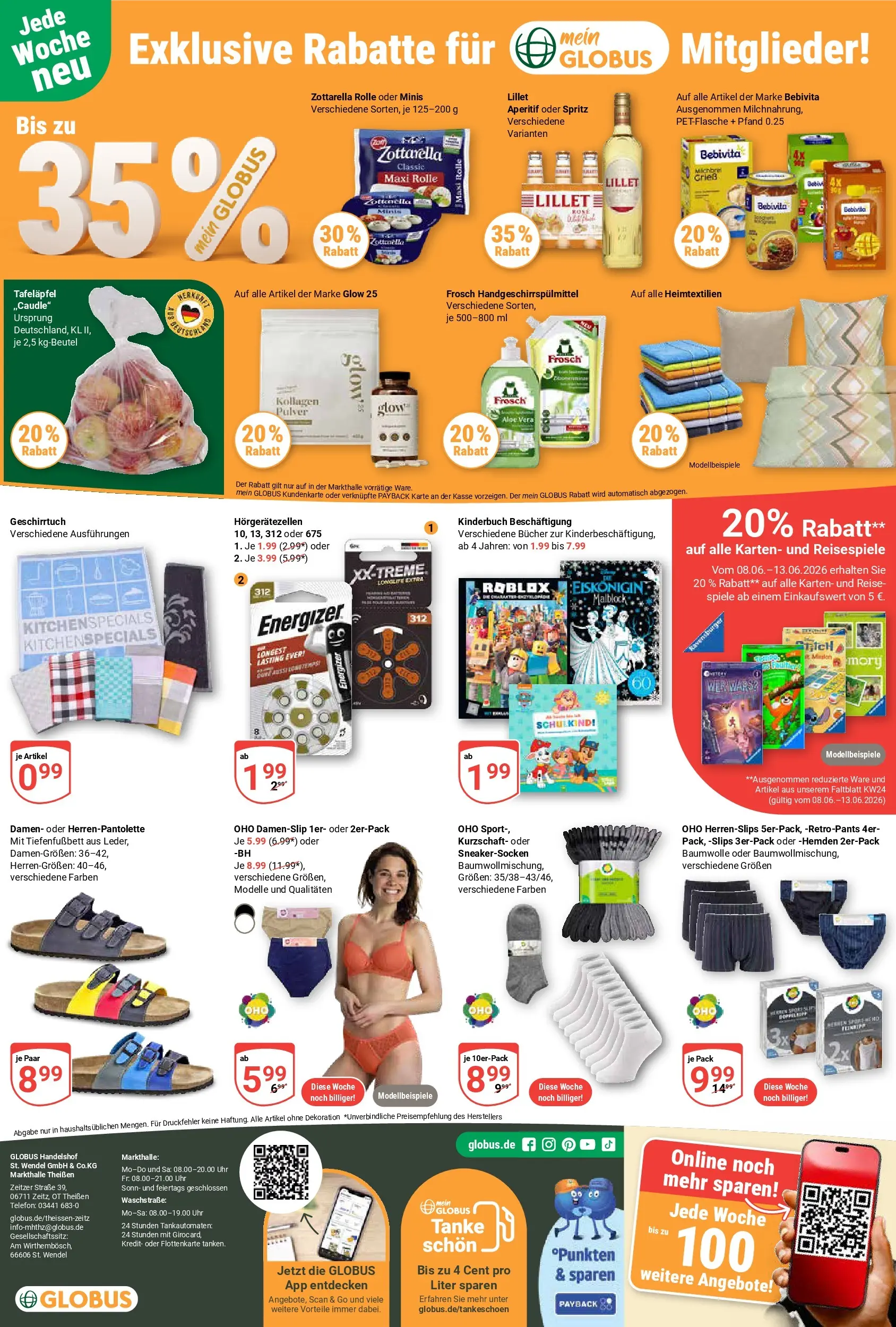 Globus Prospekt Zeitz (ab 08.06.2026) » Angebote online | Seite: 30 | Produkte: Lillet, Telefon, Uhr