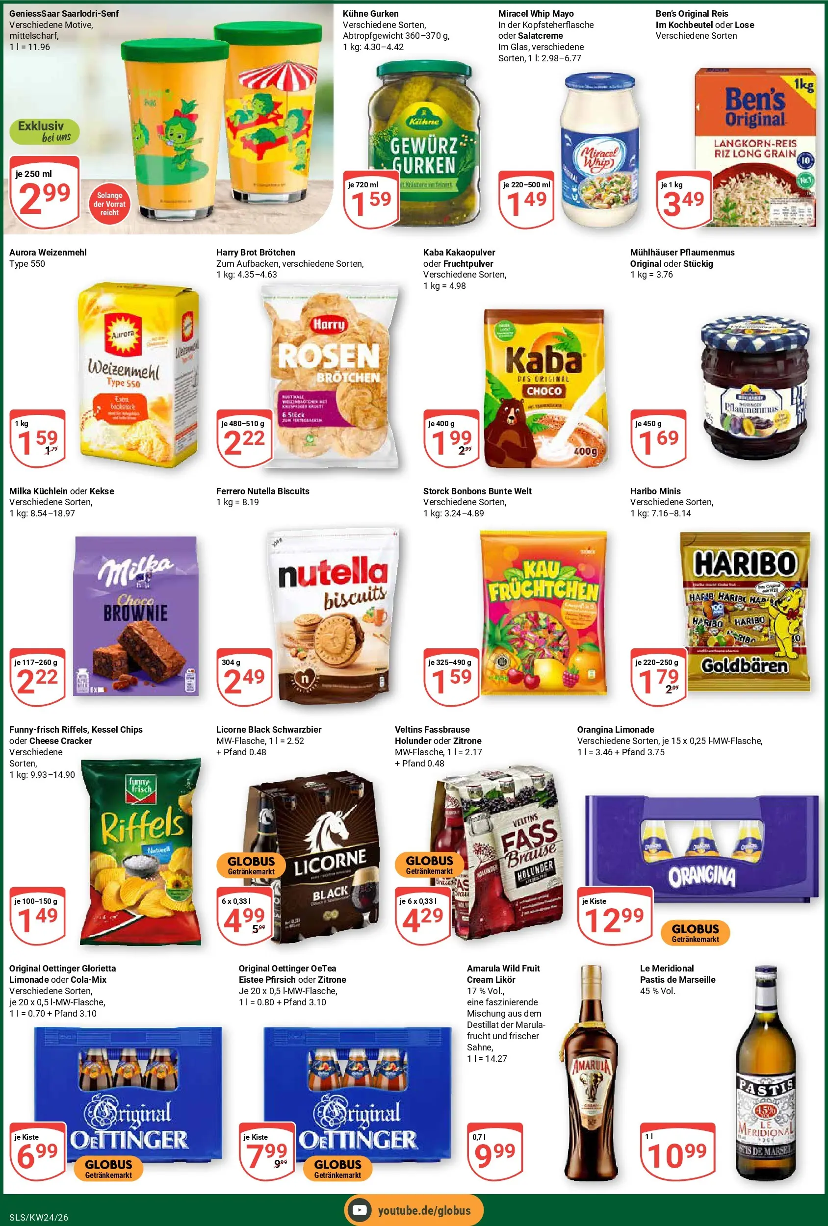 Globus Prospekt Saarlouis (ab 08.06.2026) » Angebote online | Seite: 6 | Produkte: Haribo, Pfirsich, Chips, Kekse