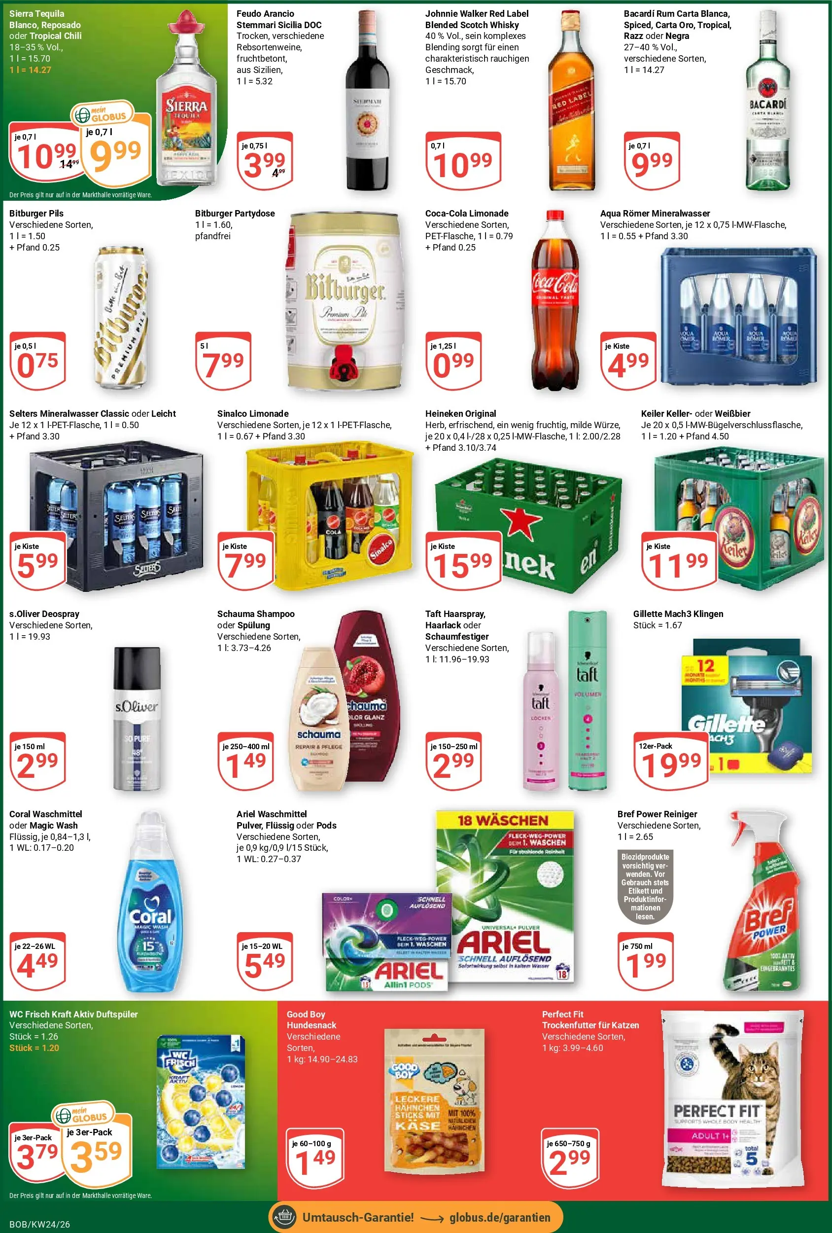 Globus Prospekt Bobenheim-Roxheim (ab 08.06.2026) » Angebote online | Seite: 5 | Produkte: Sinalco, Shampoo, Spülung, Wasser