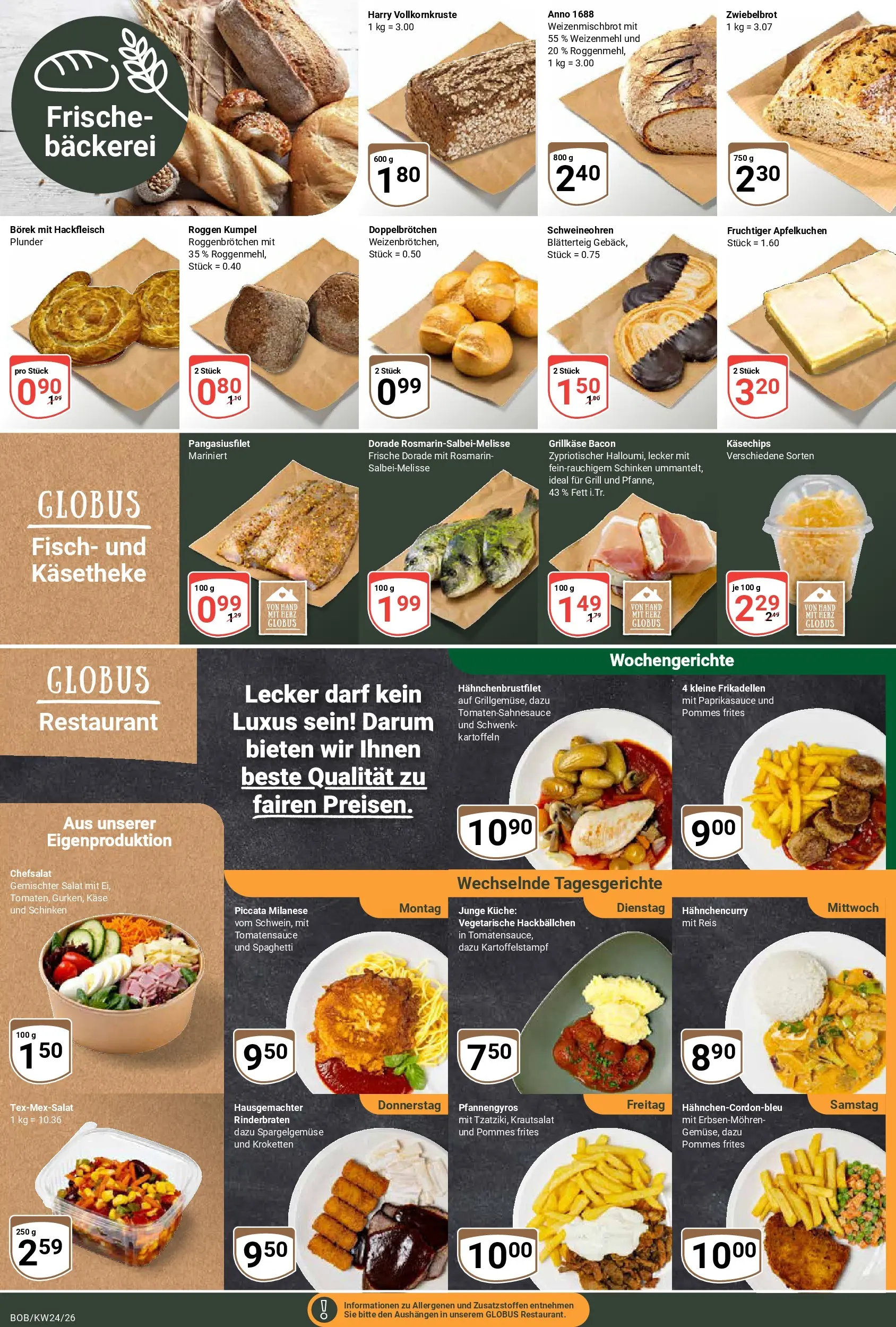 Globus Prospekt Bobenheim-Roxheim (ab 08.06.2026) » Angebote online | Seite: 12 | Produkte: Rinderbraten, Bäckerei, Küche, Pommes frites
