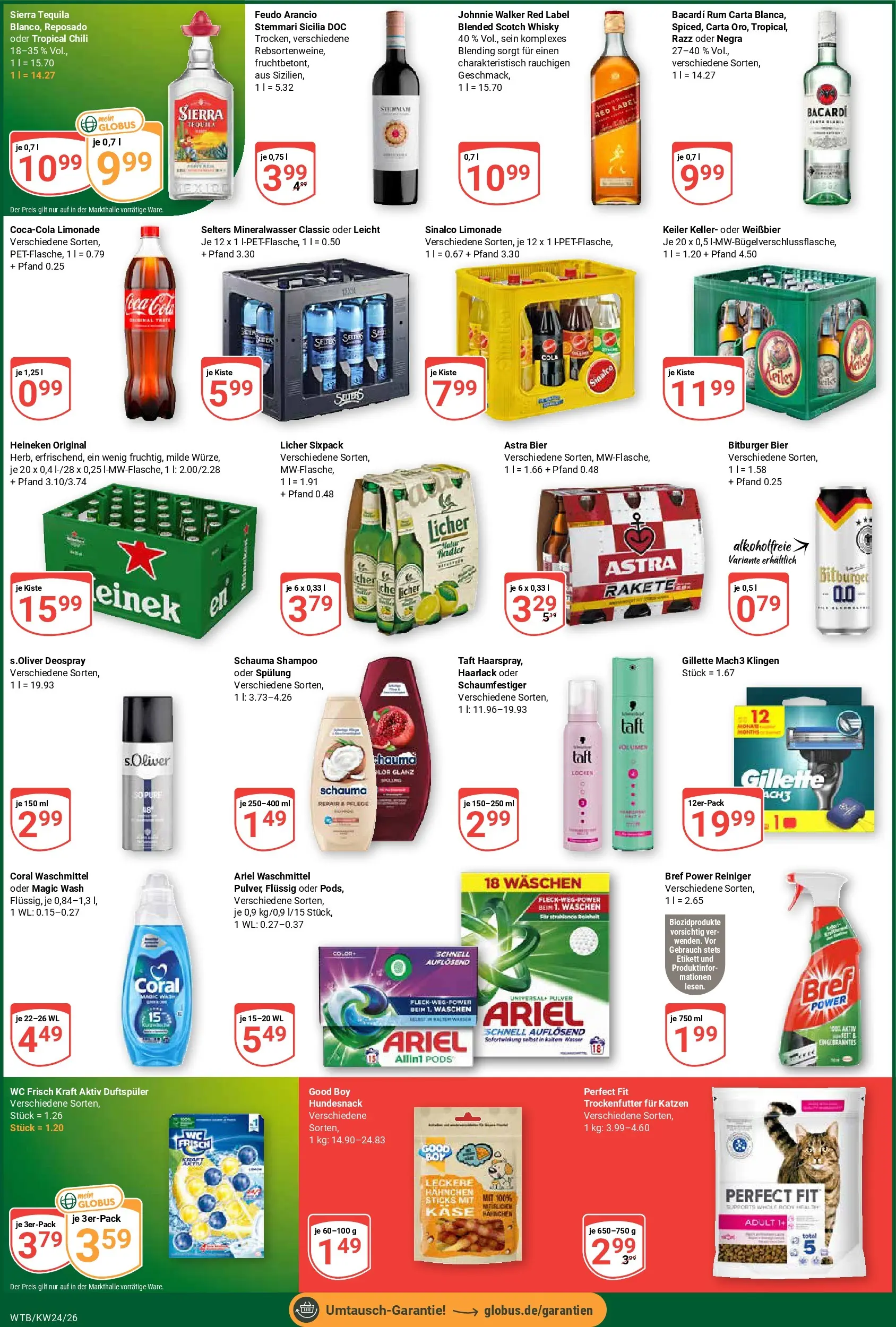 Globus Prospekt Wächtersbach (ab 07.06.2026) » Angebote online | Seite: 9 | Produkte: Sinalco, Weißbier, Mineralwasser, Wasser