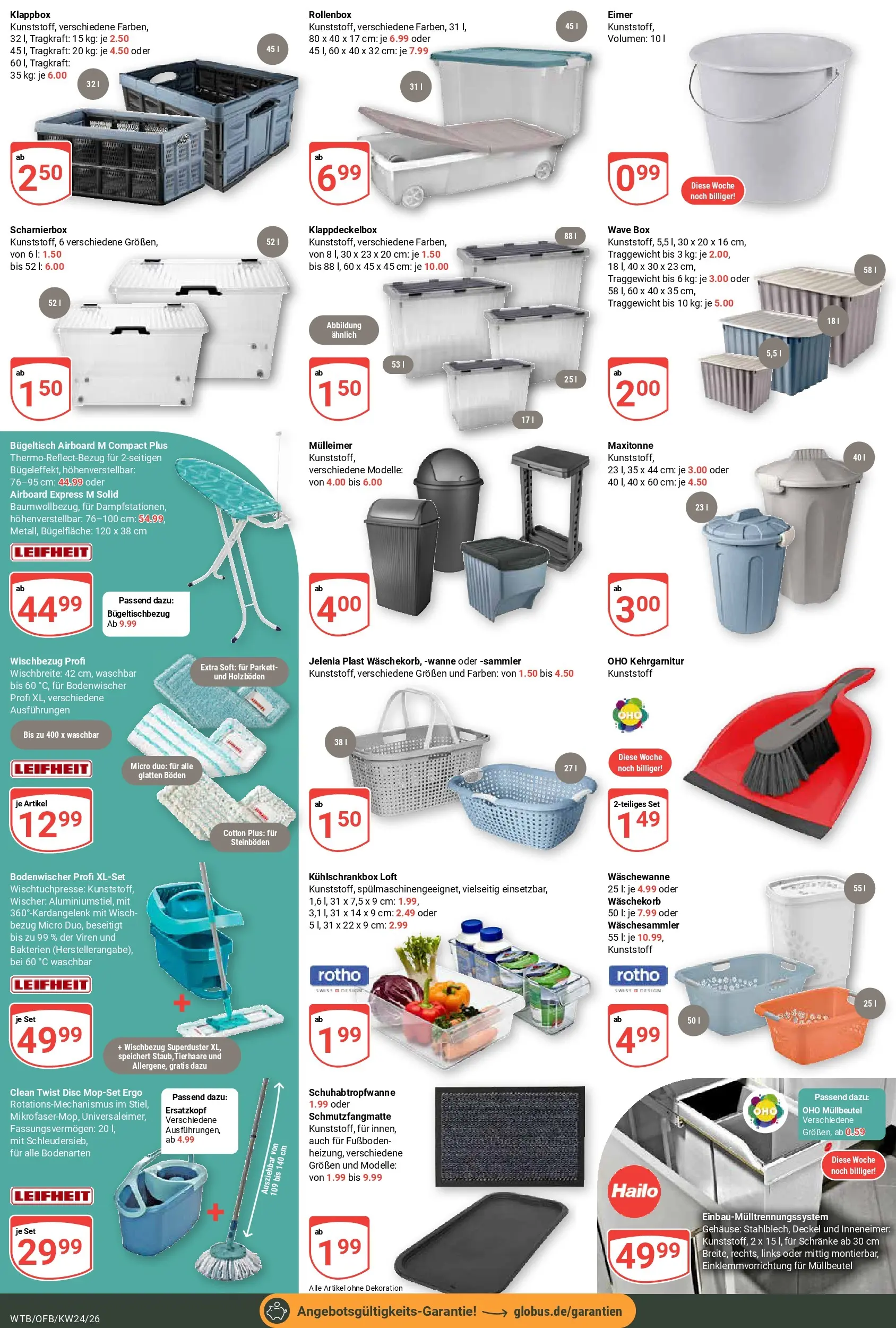 Globus Prospekt Wächtersbach (ab 07.06.2026) » Angebote online | Seite: 31 | Produkte: Box, Schmutzfangmatte