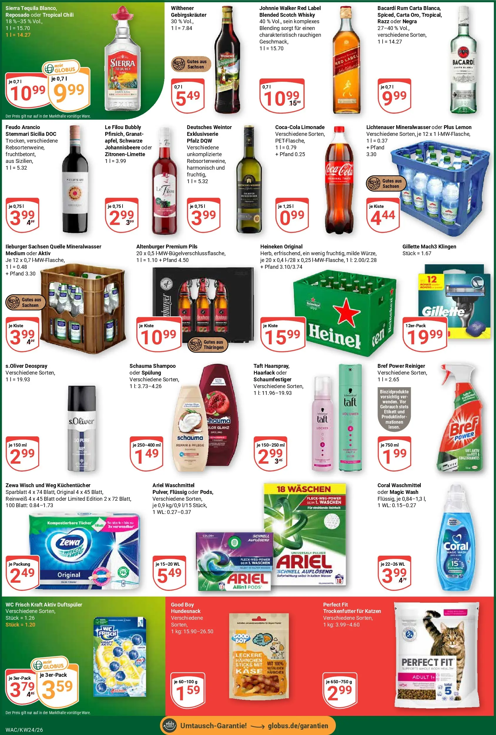 Globus Prospekt Markkleeberg (ab 08.06.2026) » Angebote online | Seite: 5 | Produkte: Coca cola, Burger, Waschmittel, Johnnie walker