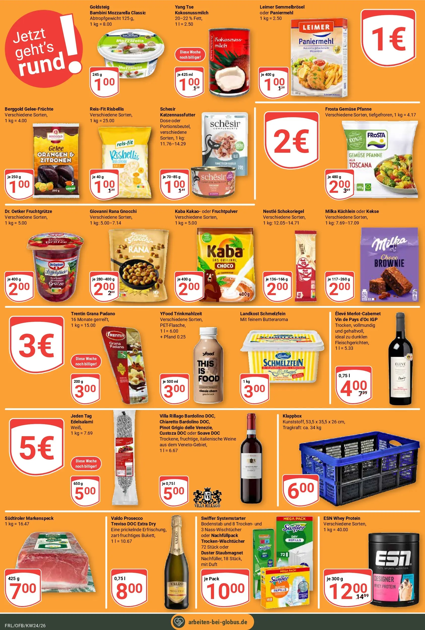Globus Prospekt Freilassing (ab 08.06.2026) » Angebote online | Seite: 27 | Produkte: Milka, Frosta, Gemüse, Kekse