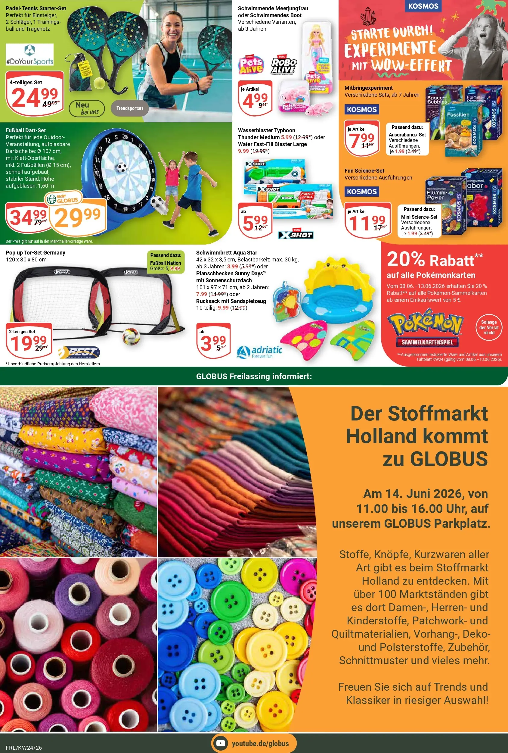 Globus Prospekt Freilassing (ab 08.06.2026) » Angebote online | Seite: 30 | Produkte: Fußball, Rucksack