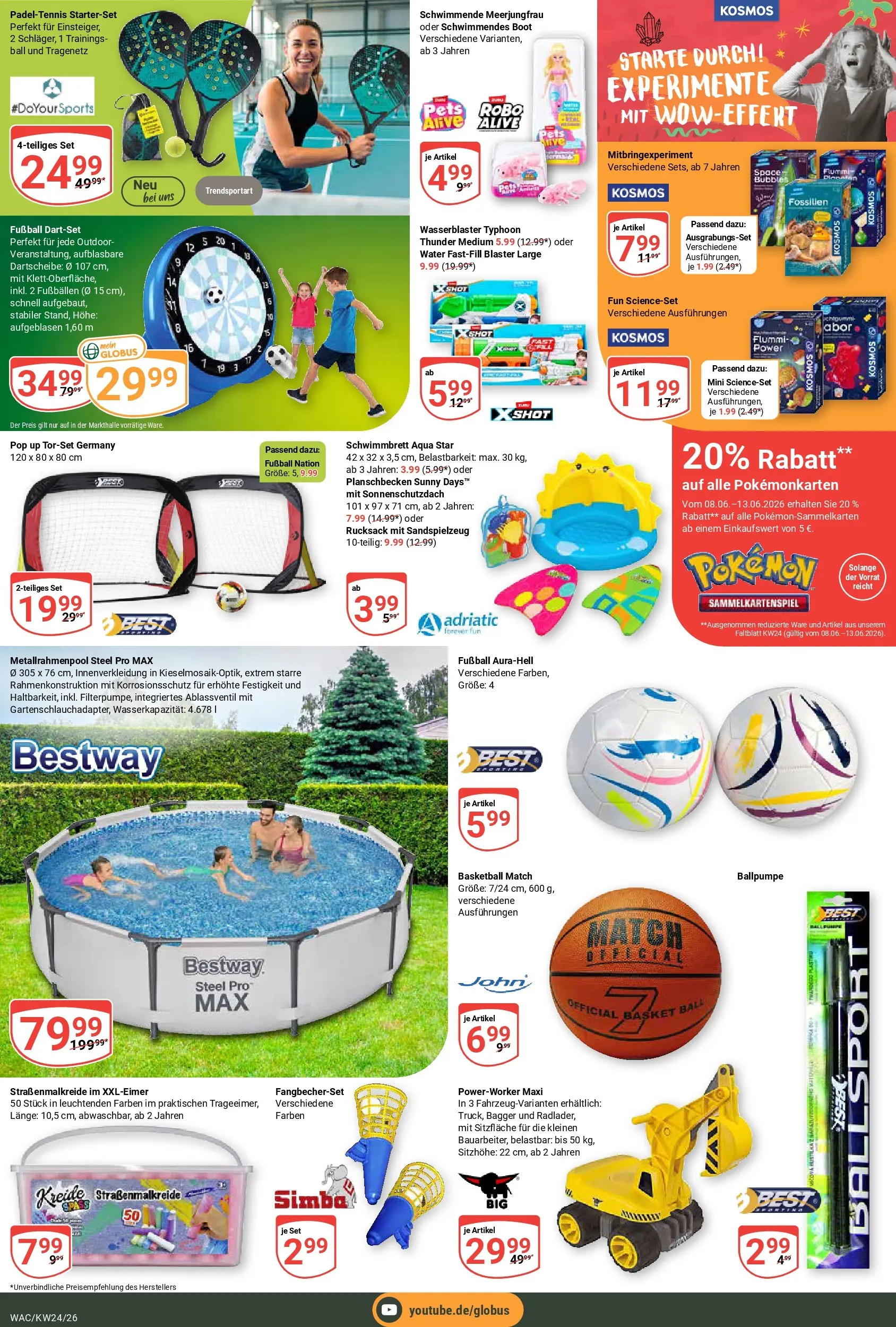 Globus Prospekt Markkleeberg (ab 08.06.2026) » Angebote online | Seite: 32 | Produkte: Fußball, Basketball, Rucksack