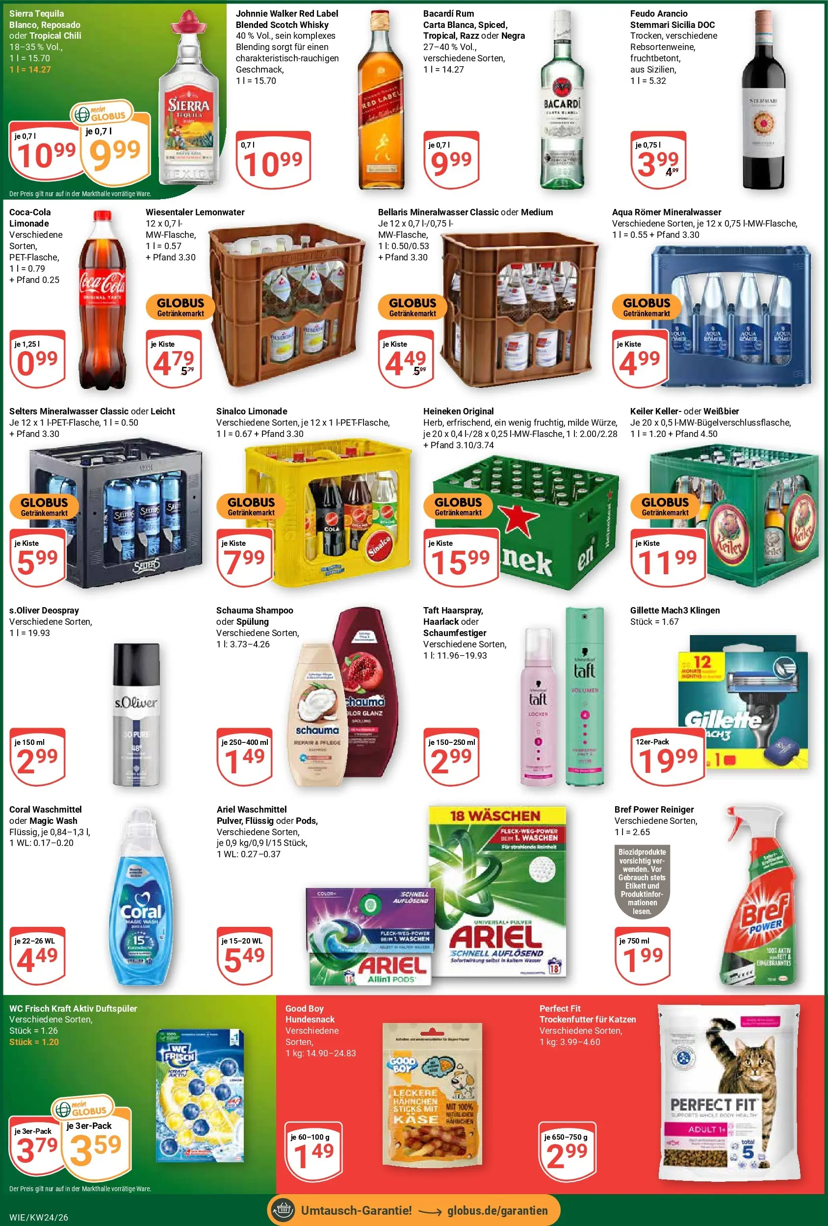 Globus Prospekt Waghäusel (ab 08.06.2026) » Angebote online | Seite: 5 | Produkte: Sinalco, Mineralwasser, Wasser, Deospray