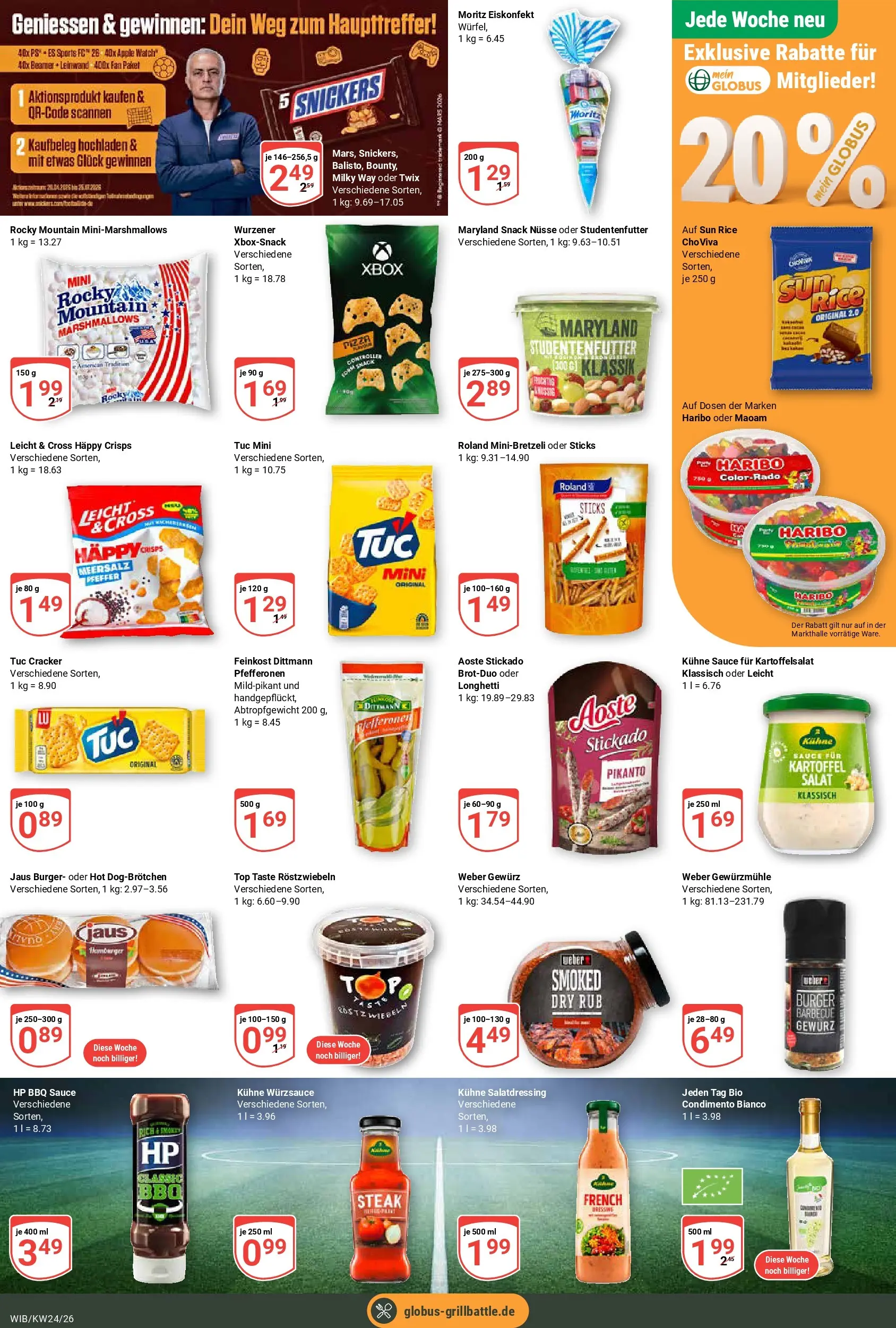 Globus Prospekt Wiesbaden-Nordenstadt (ab 08.06.2026) » Angebote online | Seite: 7 | Produkte: Xbox, Mars, Pizza, Salat