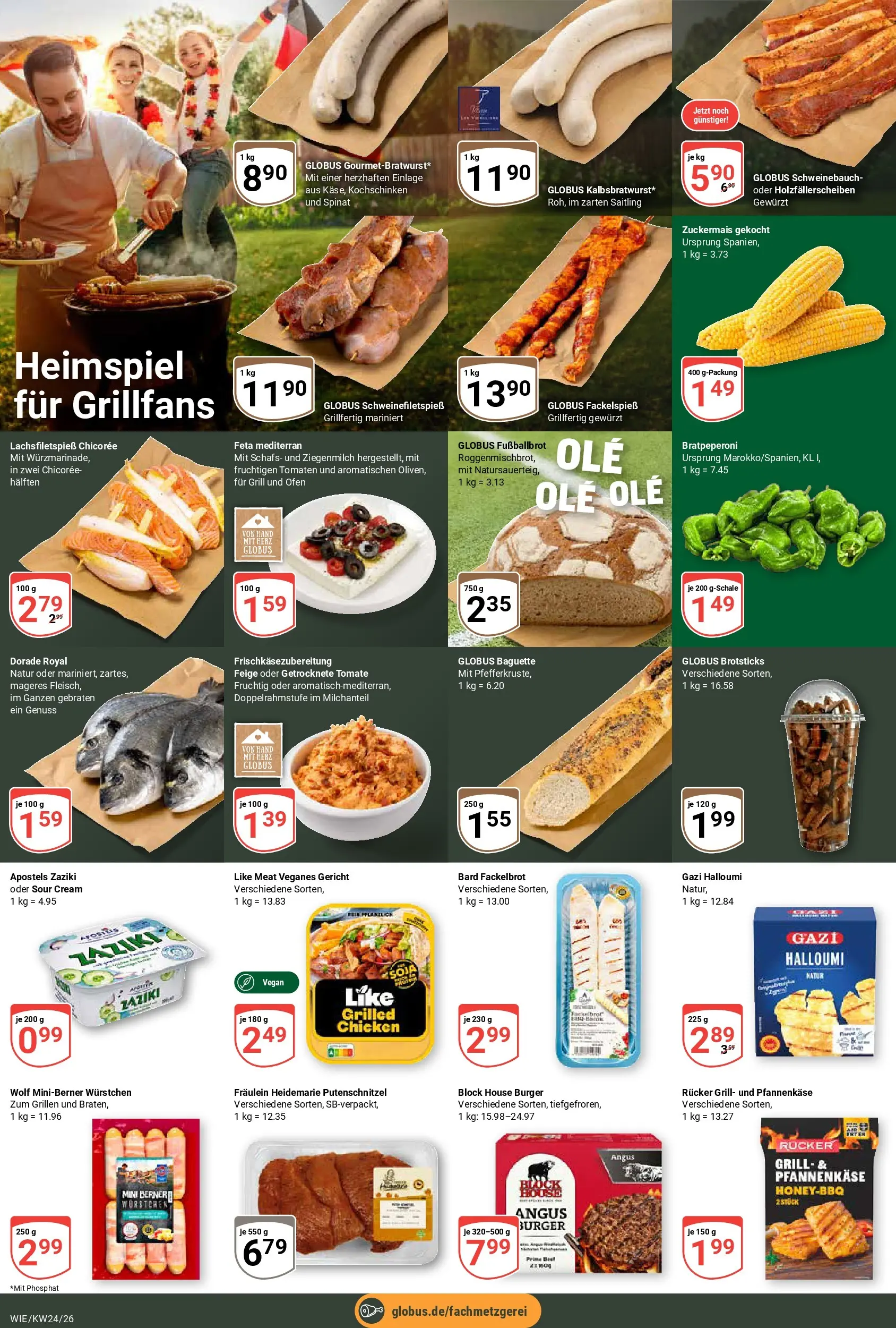Globus Prospekt Waghäusel (ab 08.06.2026) » Angebote online | Seite: 6 | Produkte: Dorade, Ofen, Grill, Baguette