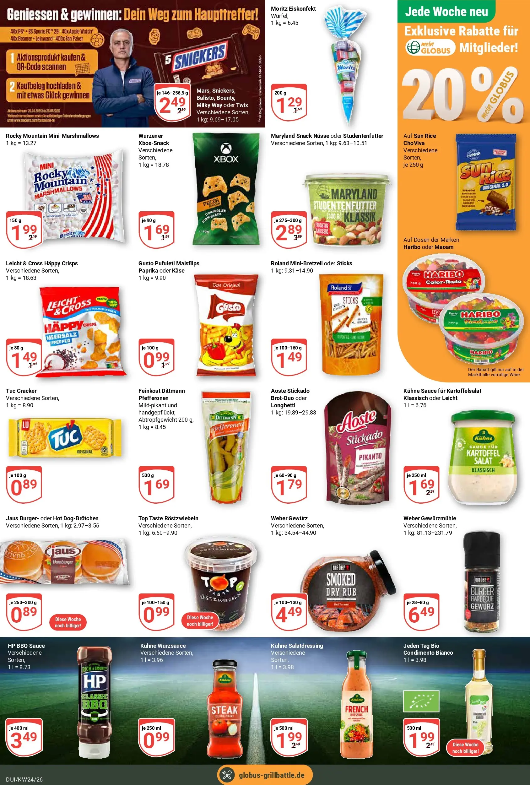 Globus Prospekt Duisburg (ab 08.06.2026) » Angebote online | Seite: 8 | Produkte: Apple watch, Top, Haribo, Käse