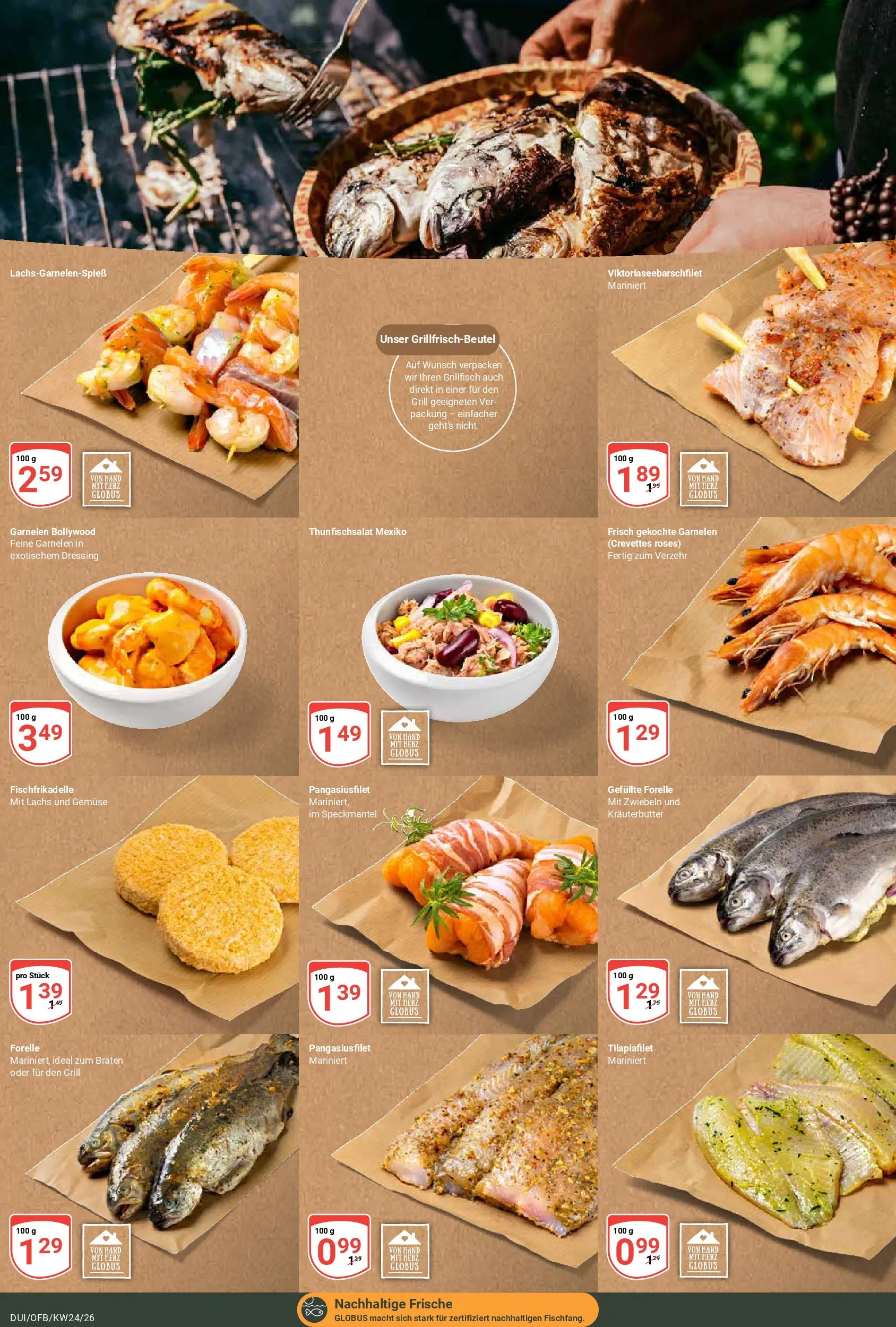 Globus Prospekt Duisburg (ab 08.06.2026) » Angebote online | Seite: 16 | Produkte: Grill, Kräuterbutter, Zwiebeln, Gemüse