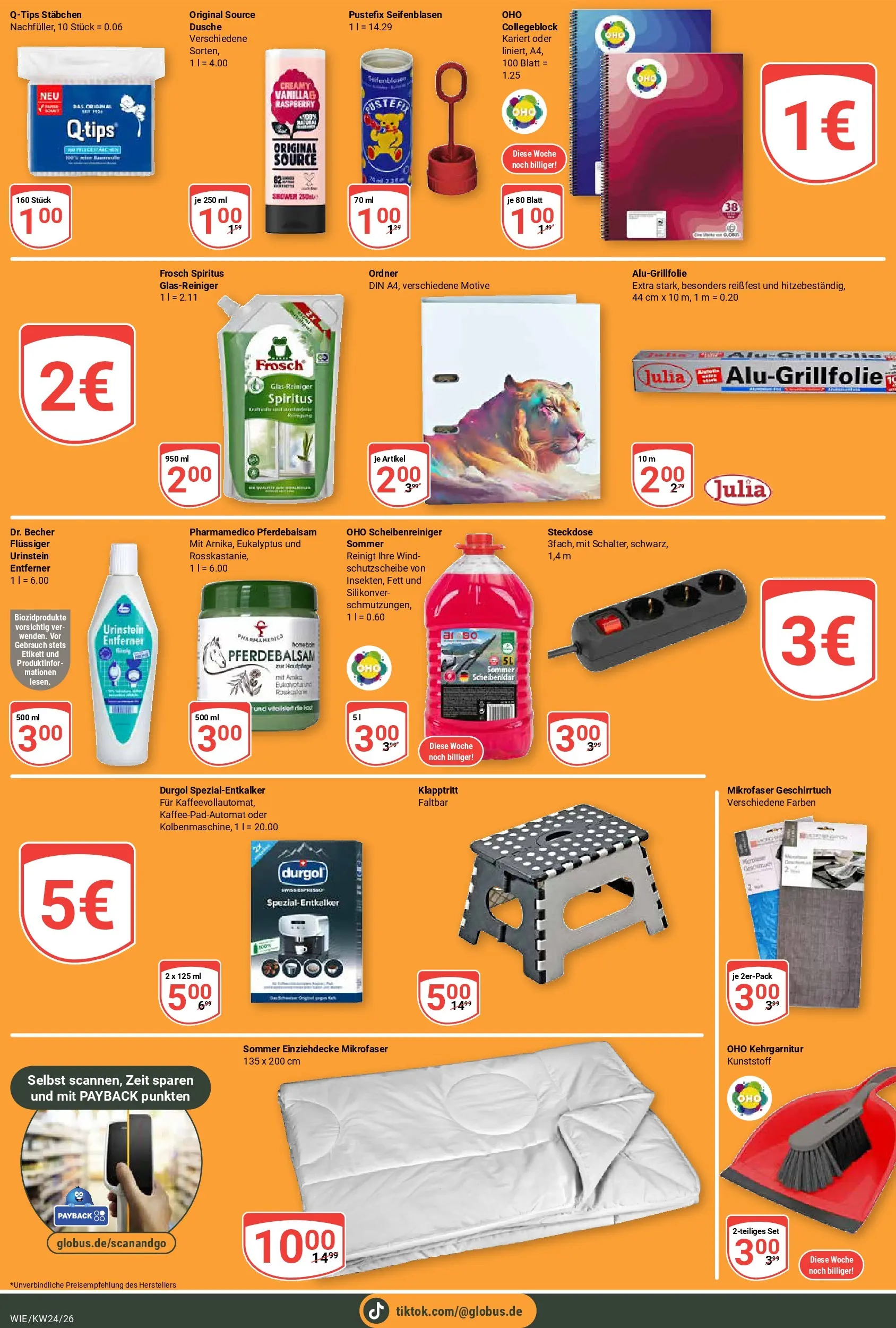 Globus Prospekt Waghäusel (ab 08.06.2026) » Angebote online | Seite: 27 | Produkte: Kaffee, Steckdose, Dusche