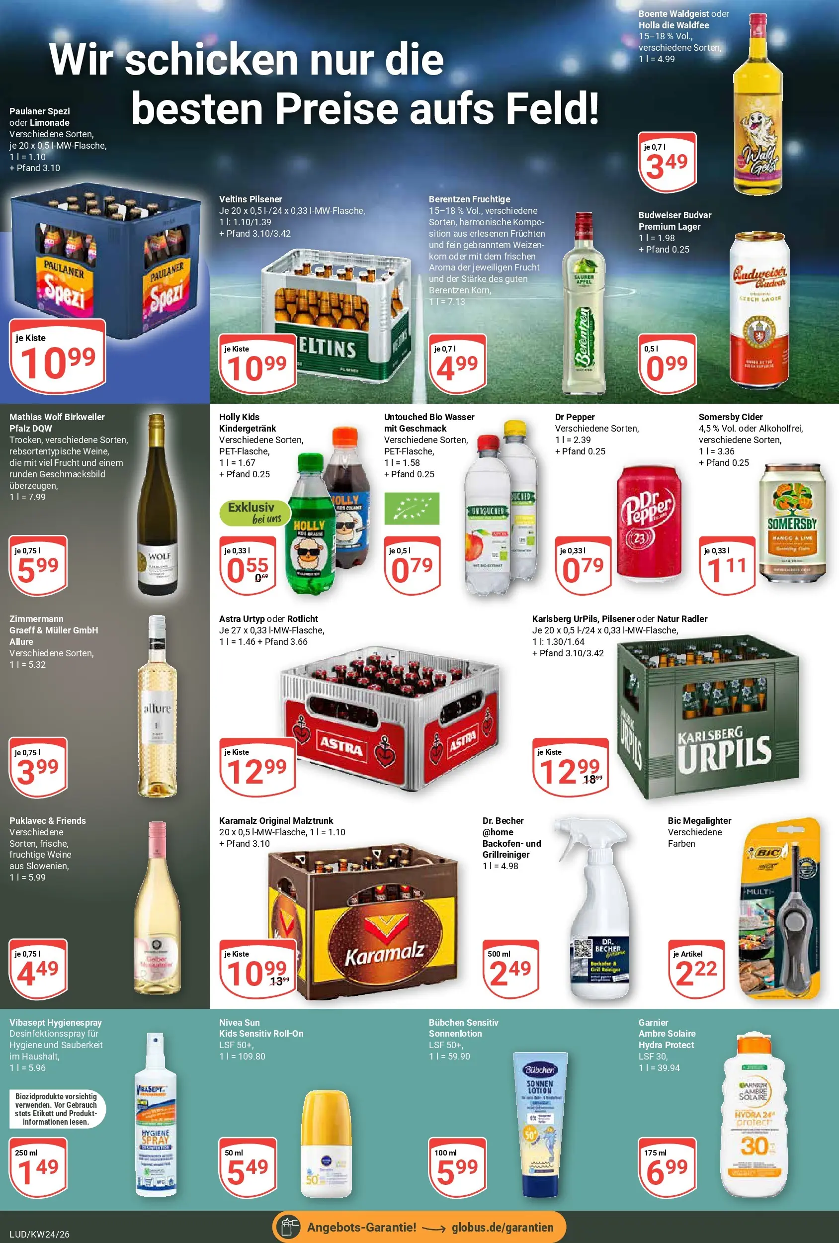 Globus Prospekt Ludwigshafen-Oggersheim (ab 08.06.2026) » Angebote online | Seite: 8 | Produkte: Wasser, Mango, Paulaner, Veltins