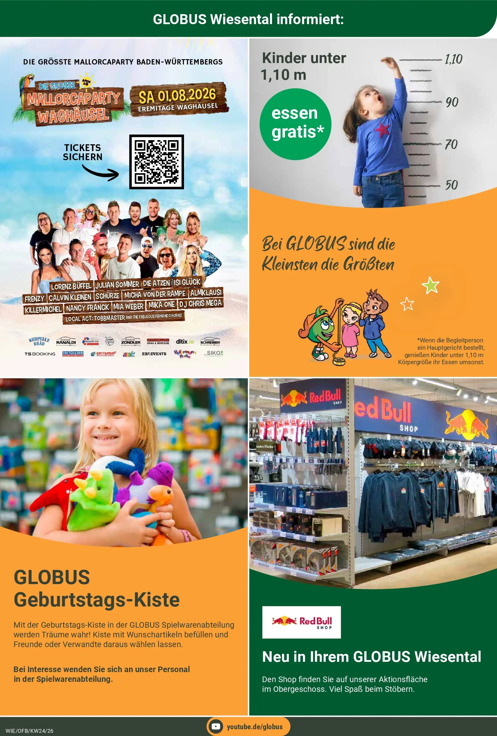 Globus Prospekt Waghäusel (ab 08.06.2026) » Angebote online | Seite: 32 | Produkte: Red bull