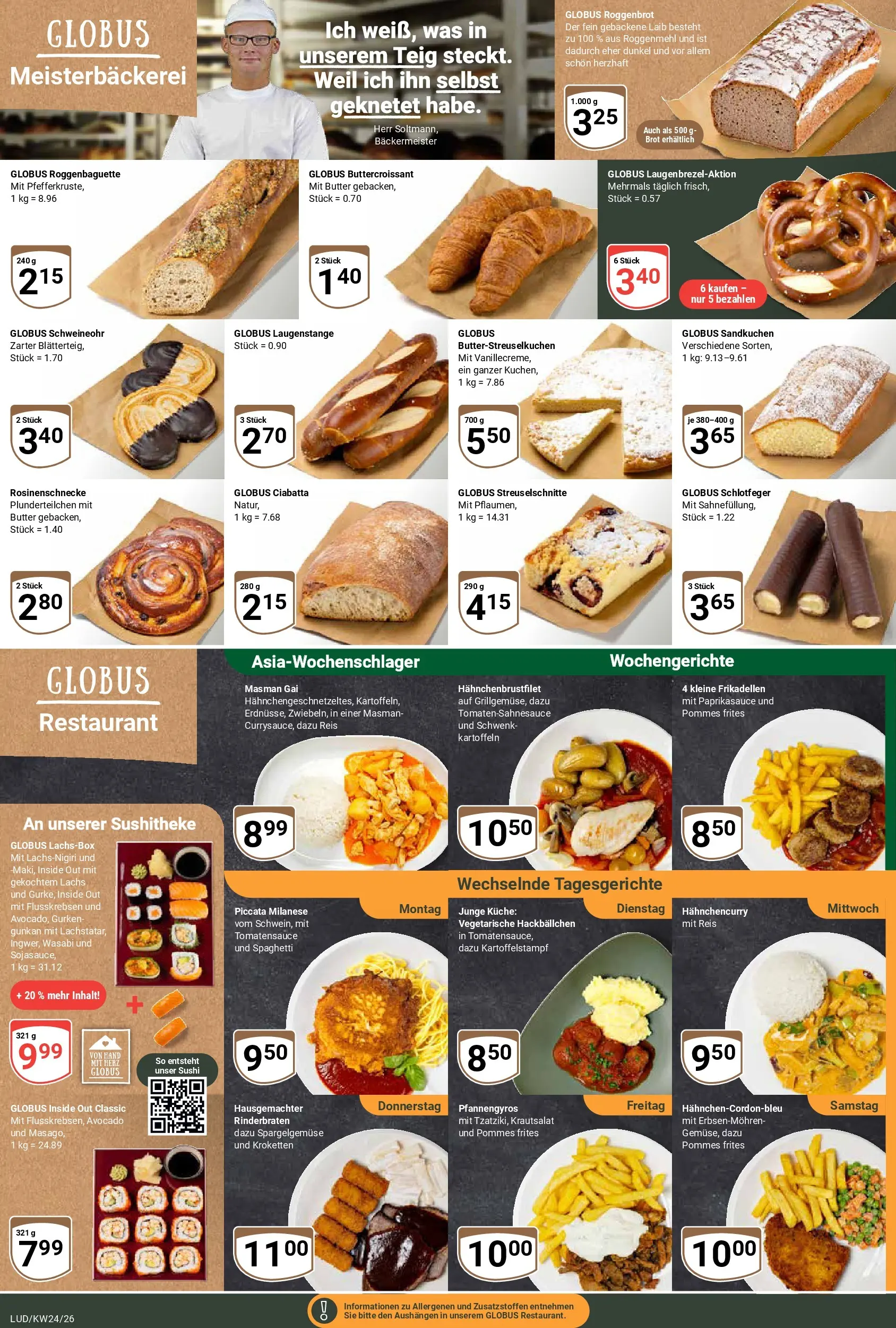 Globus Prospekt Ludwigshafen-Oggersheim (ab 08.06.2026) » Angebote online | Seite: 12 | Produkte: Rinderbraten, Pommes frites, Avocado, Reis