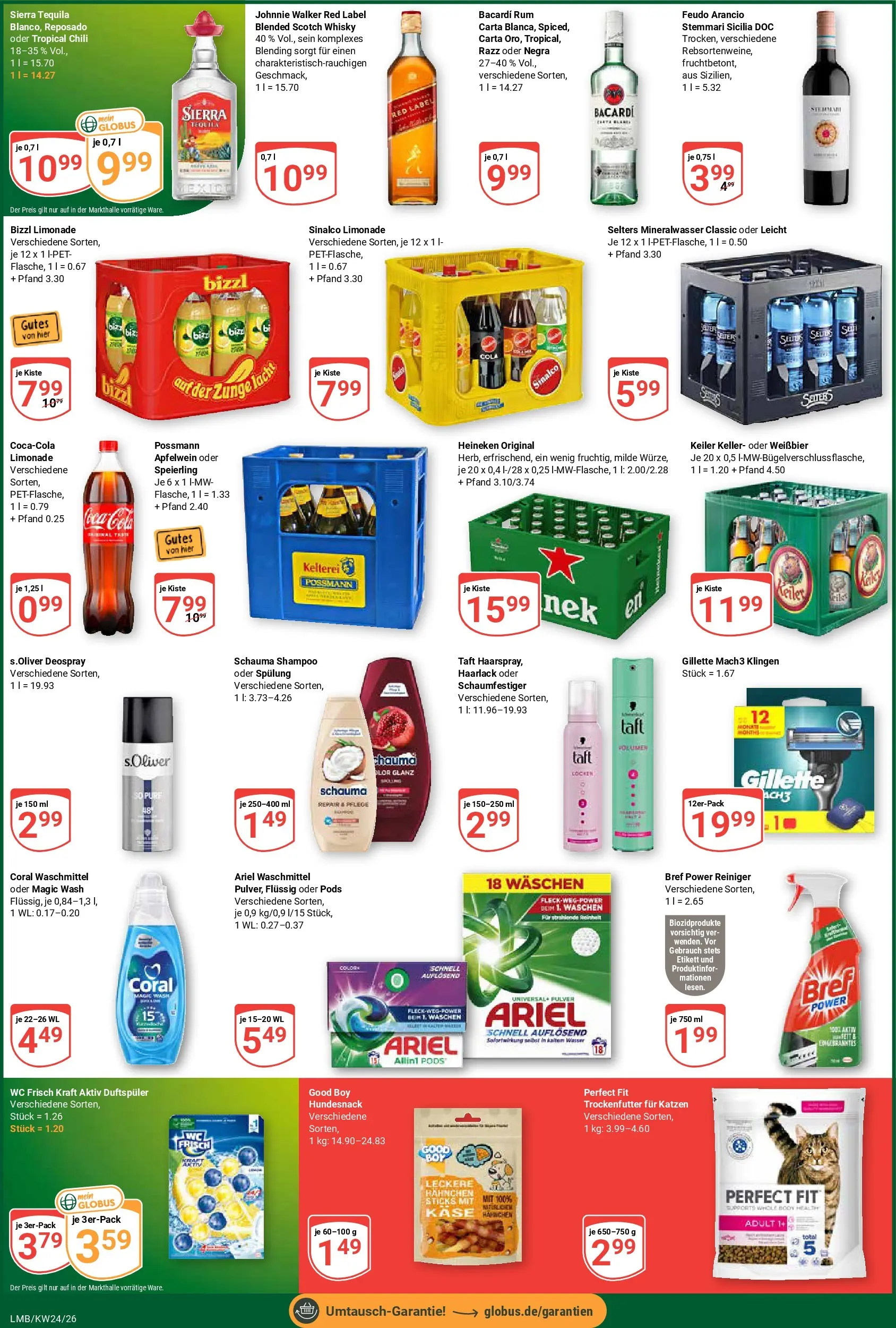 Globus Prospekt Limburg (ab 08.06.2026) » Angebote online | Seite: 5 | Produkte: Whisky, Hahnchen, Limonade, Heineken