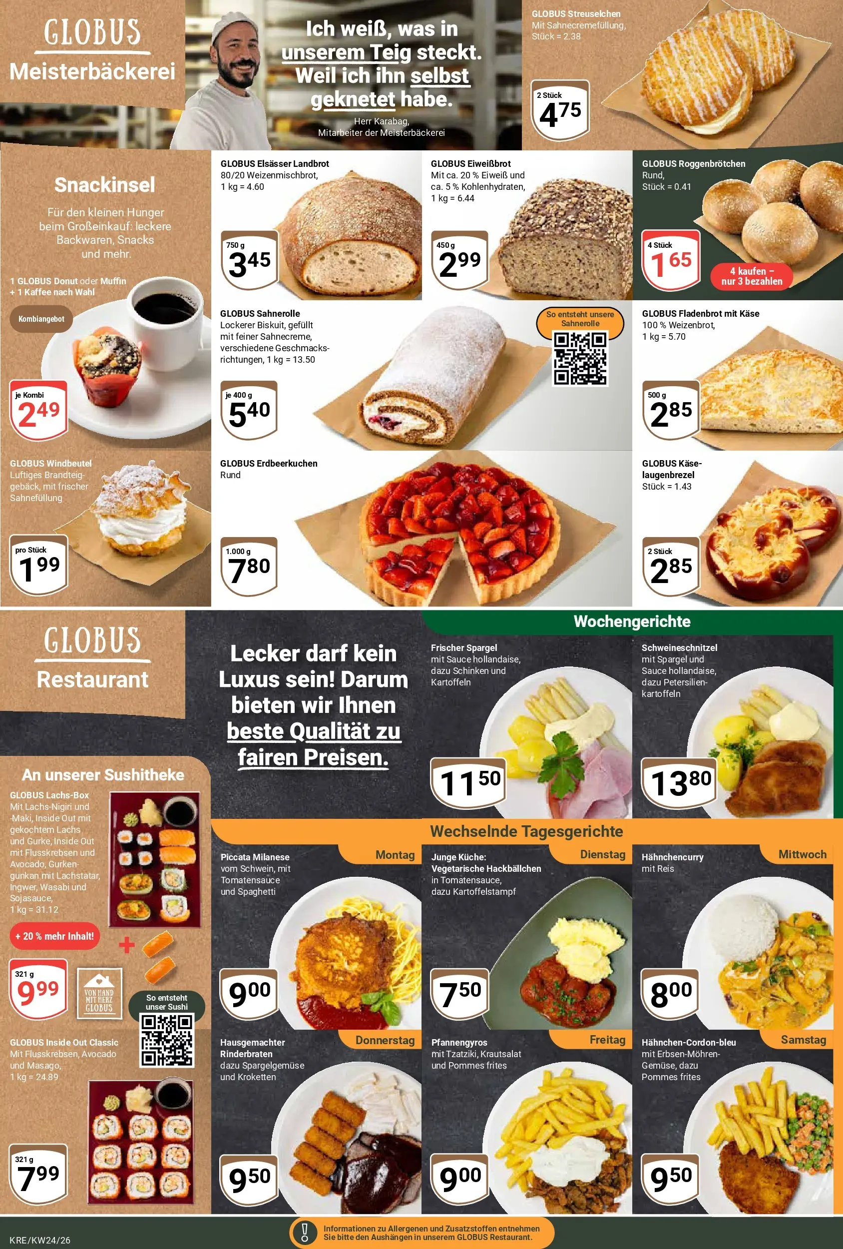 Globus Prospekt Krefeld (ab 08.06.2026) » Angebote online | Seite: 12 | Produkte: Pommes, Spargel, Schinken, Reis
