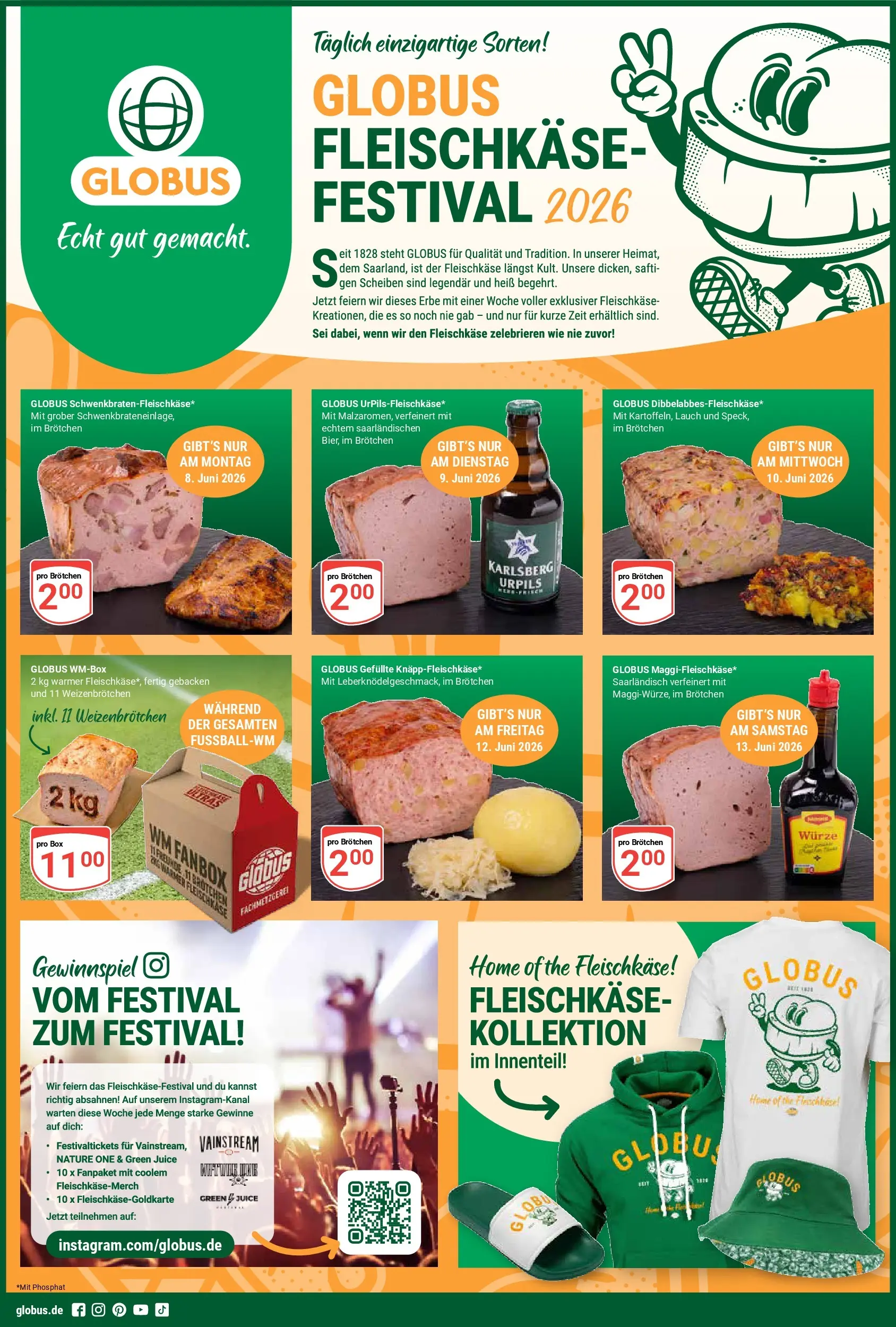 Globus Prospekt St. Wendel (ab 08.06.2026) » Angebote online | Seite: 1 | Produkte: Box