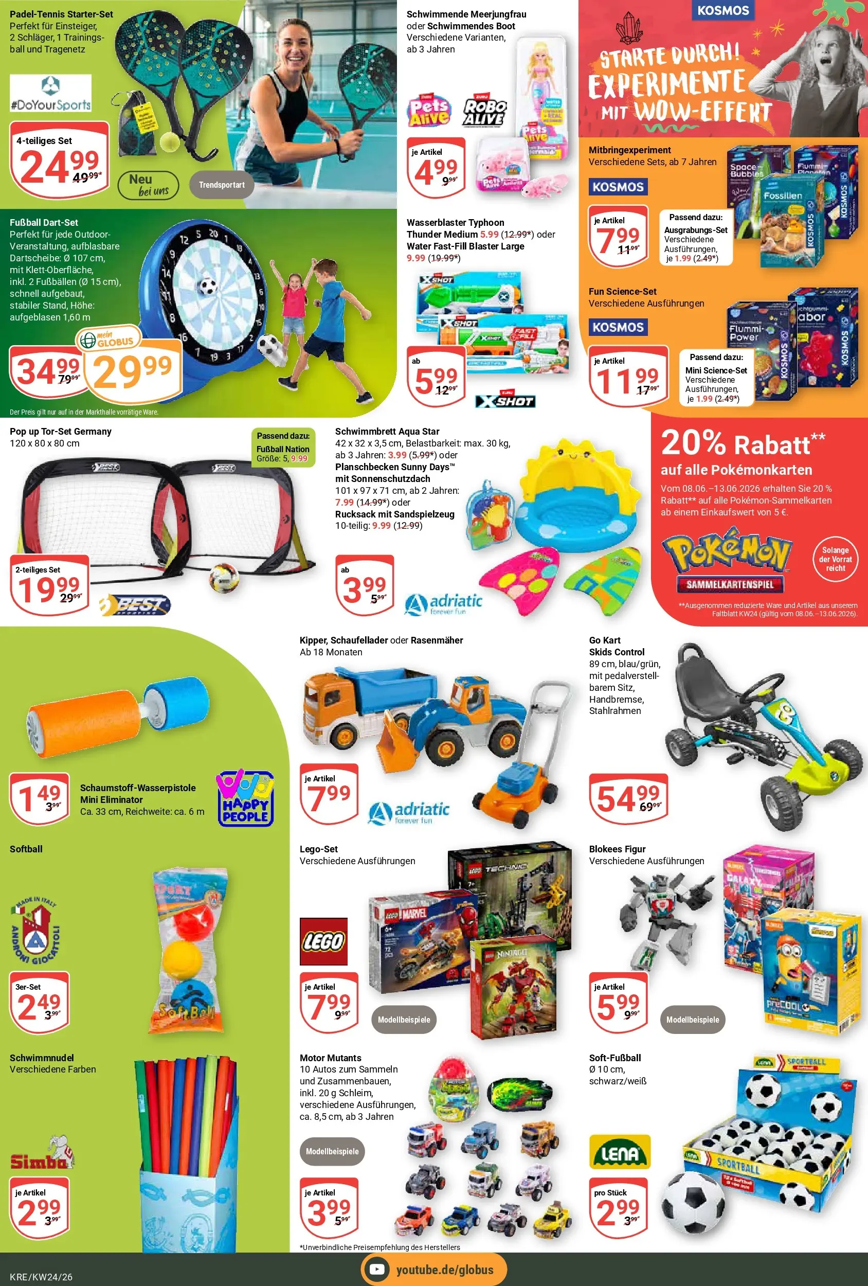 Globus Prospekt Krefeld (ab 08.06.2026) » Angebote online | Seite: 29 | Produkte: Rasenmäher, Fußball, Rucksack