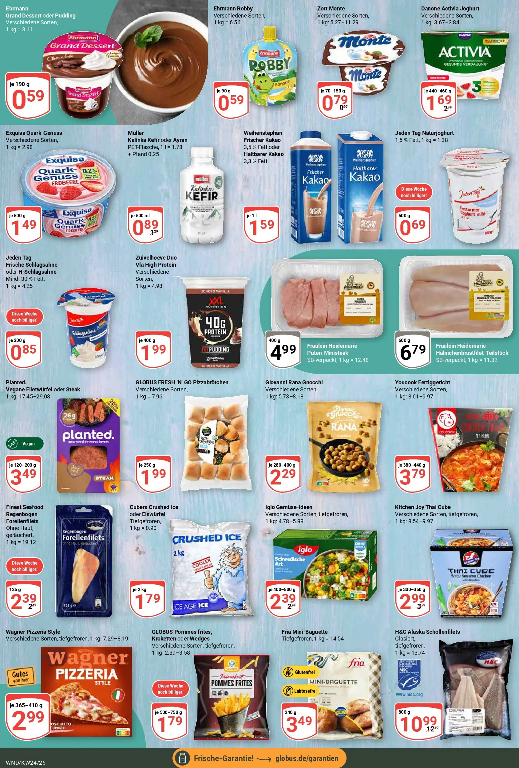 Globus Prospekt St. Wendel (ab 08.06.2026) » Angebote online | Seite: 18 | Produkte: Kefir, Youcook, Quark, Iglo