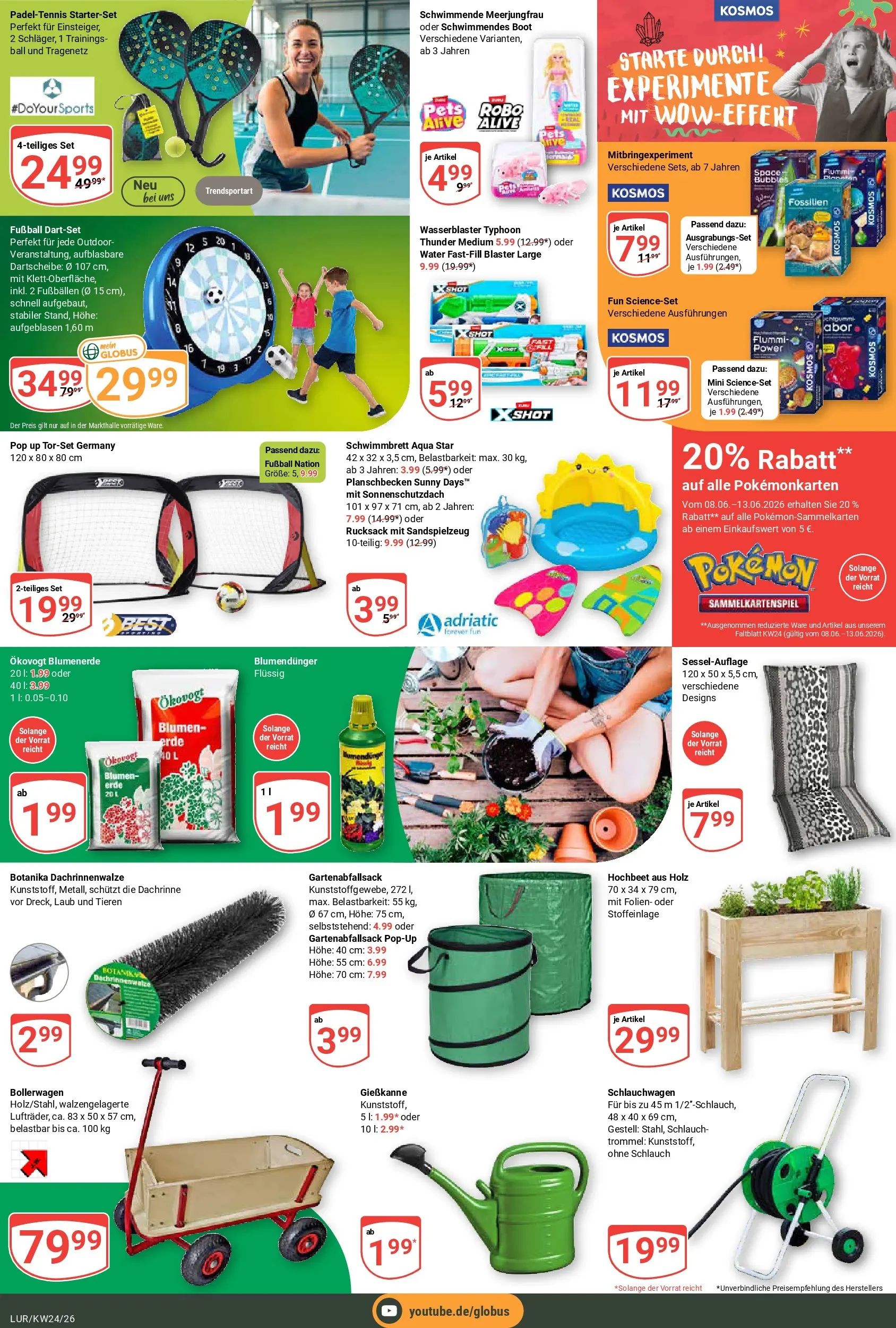 Globus Prospekt Hamburg (ab 07.06.2026) » Angebote online | Seite: 31 | Produkte: Hochbeet, Fußball, Blumenerde, Rucksack