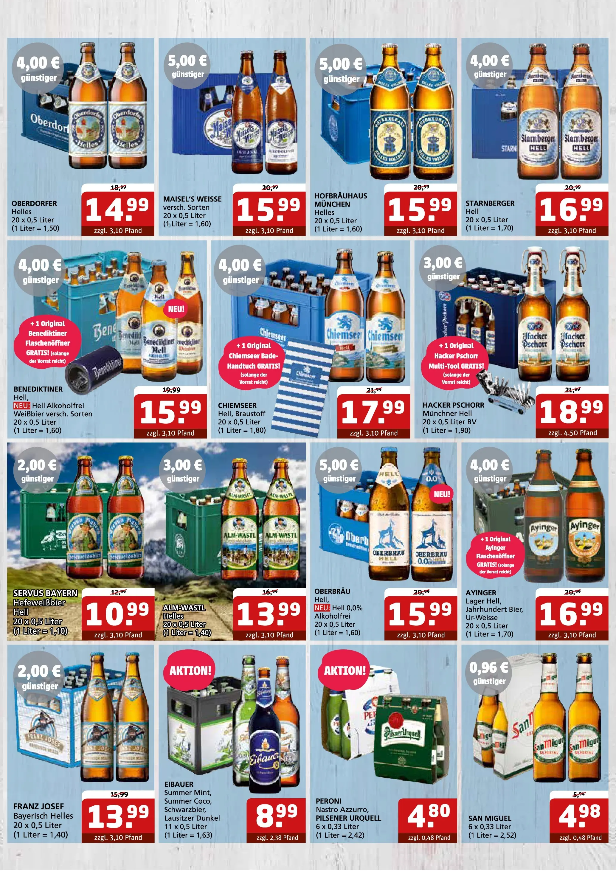 Angebote - Getränke Quelle: Getränkeangebote (ab 07.06.2026) zum Blättern | Seite: 3 | Produkte: Weißbier