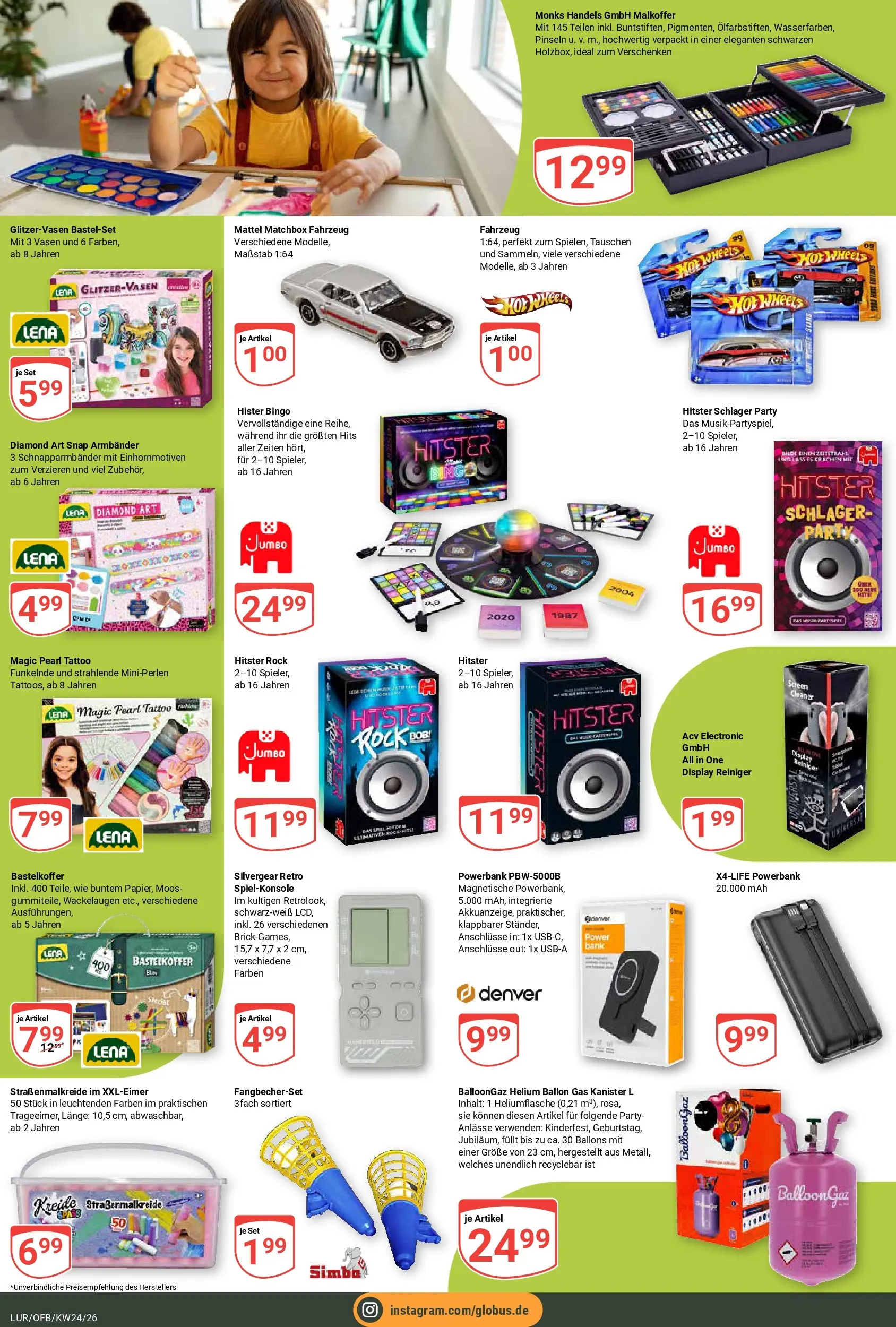 Globus Prospekt Hamburg (ab 07.06.2026) » Angebote online | Seite: 32 | Produkte: Spielkonsole, Rock, Powerbank