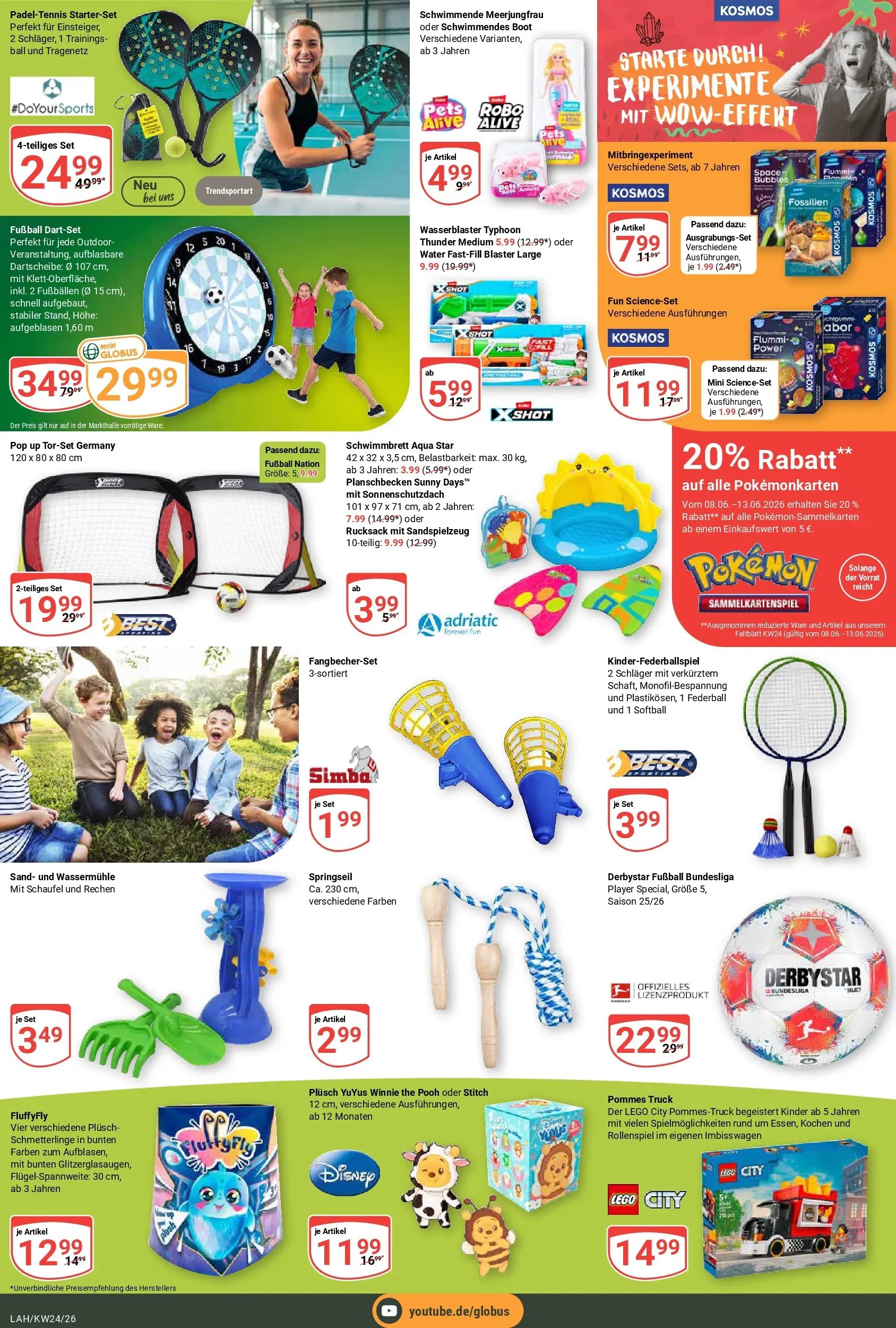Globus Prospekt Lahnstein (ab 08.06.2026) » Angebote online | Seite: 27 | Produkte: Pommes, Fußball, Rucksack, Player