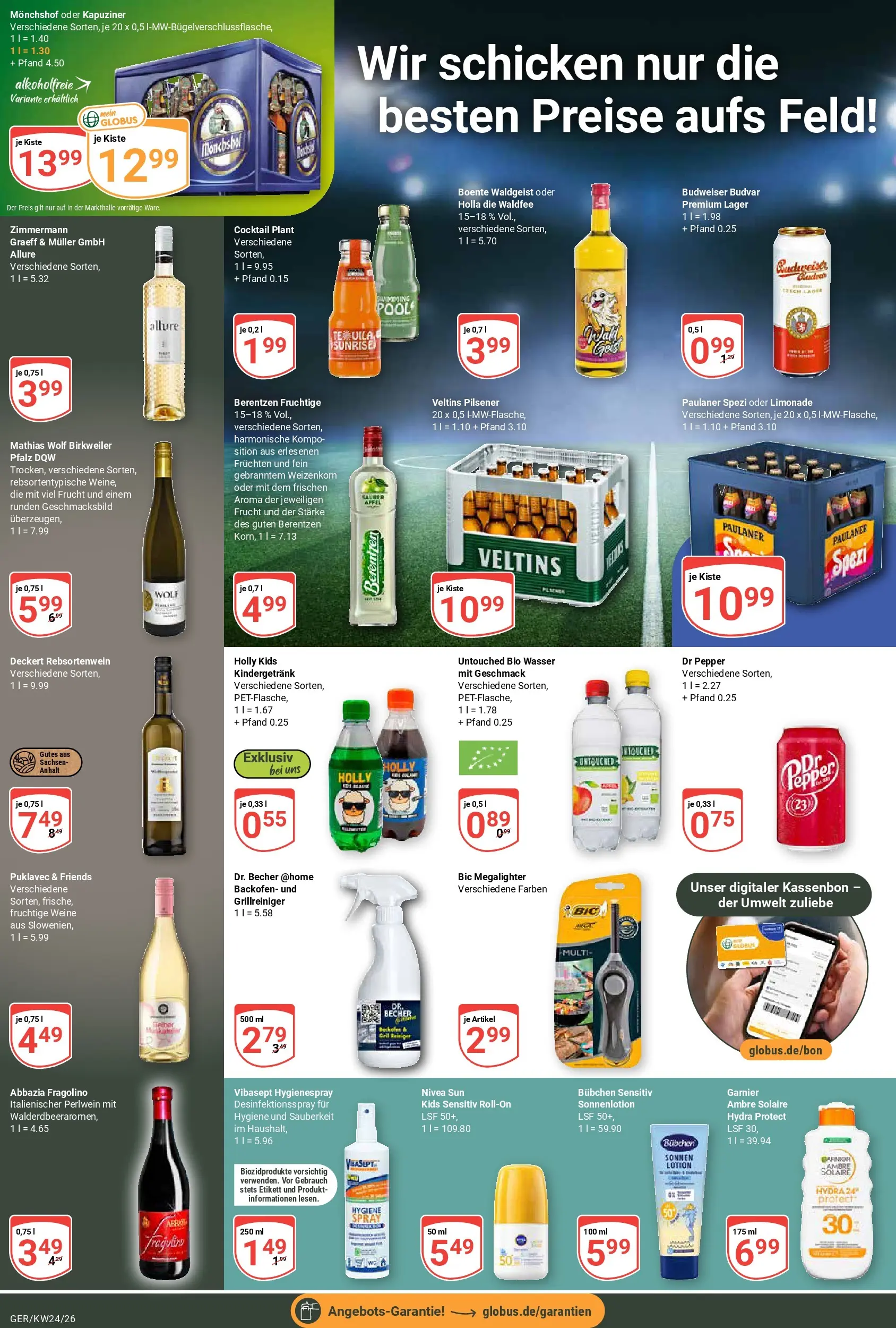 Globus Prospekt Gera (ab 08.06.2026) » Angebote online | Seite: 8 | Produkte: Monchshof, Äpfel, Limonade, Veltins