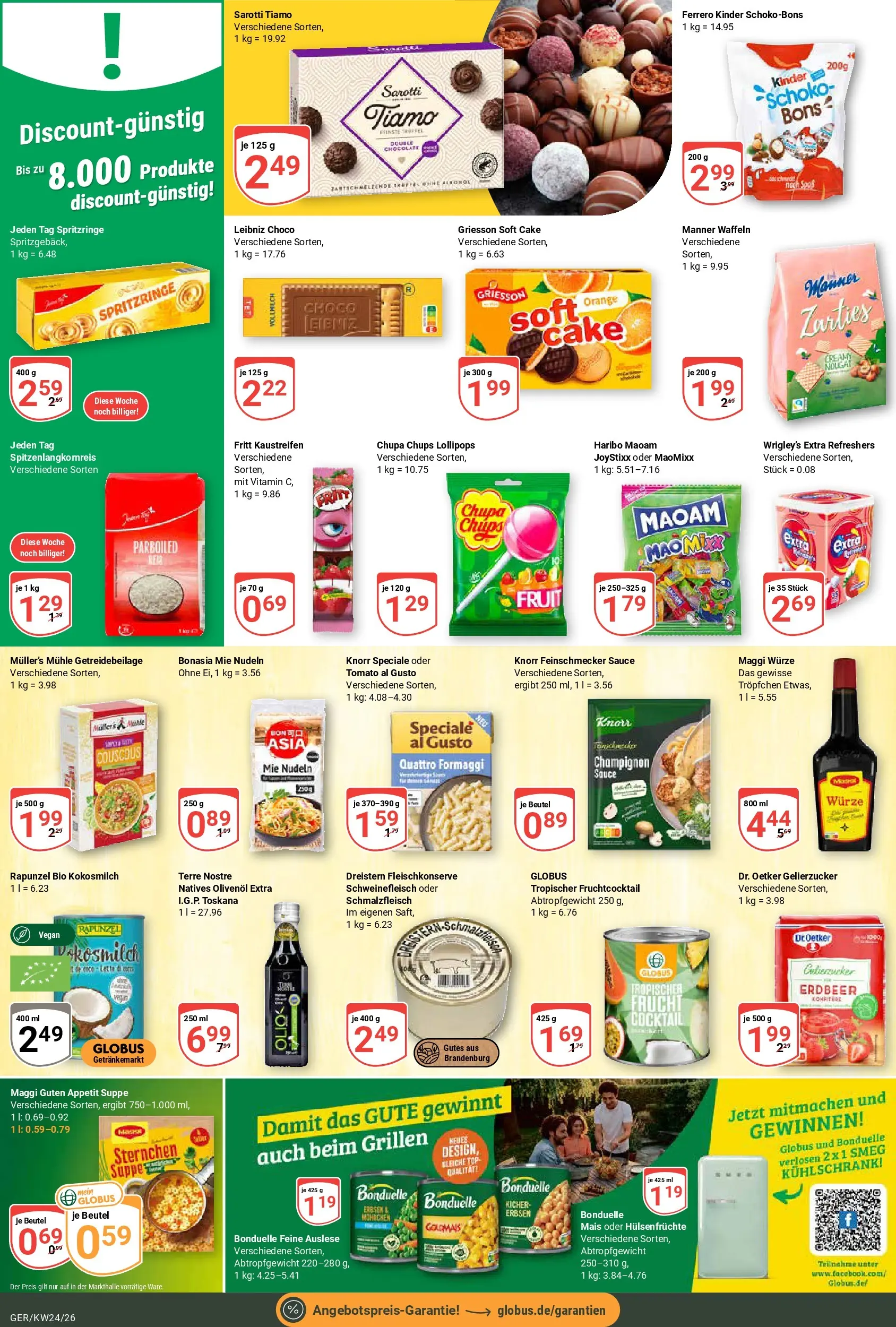 Globus Prospekt Gera (ab 08.06.2026) » Angebote online | Seite: 17 | Produkte: Maggi, Olivenol, Knorr, Schweinefleisch